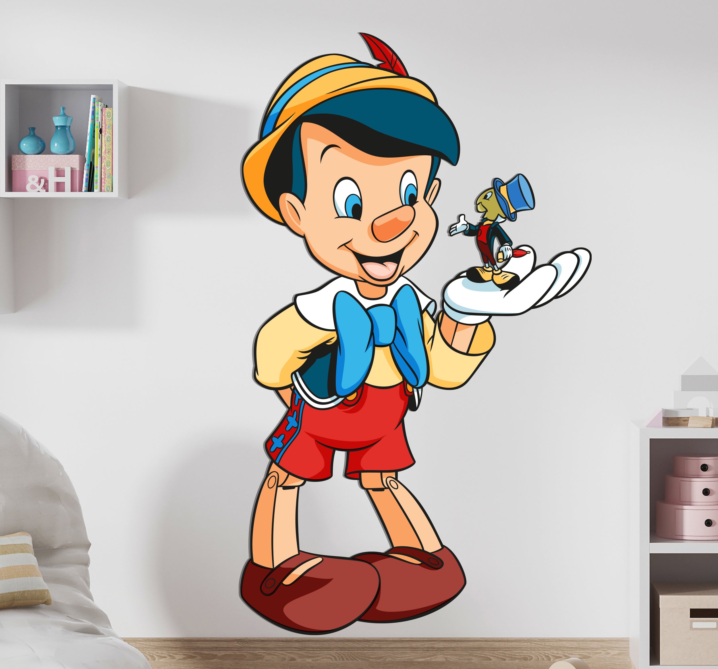 Pinocchio Disney Wall Decal Sticker Kids Room Art Mural PCH01