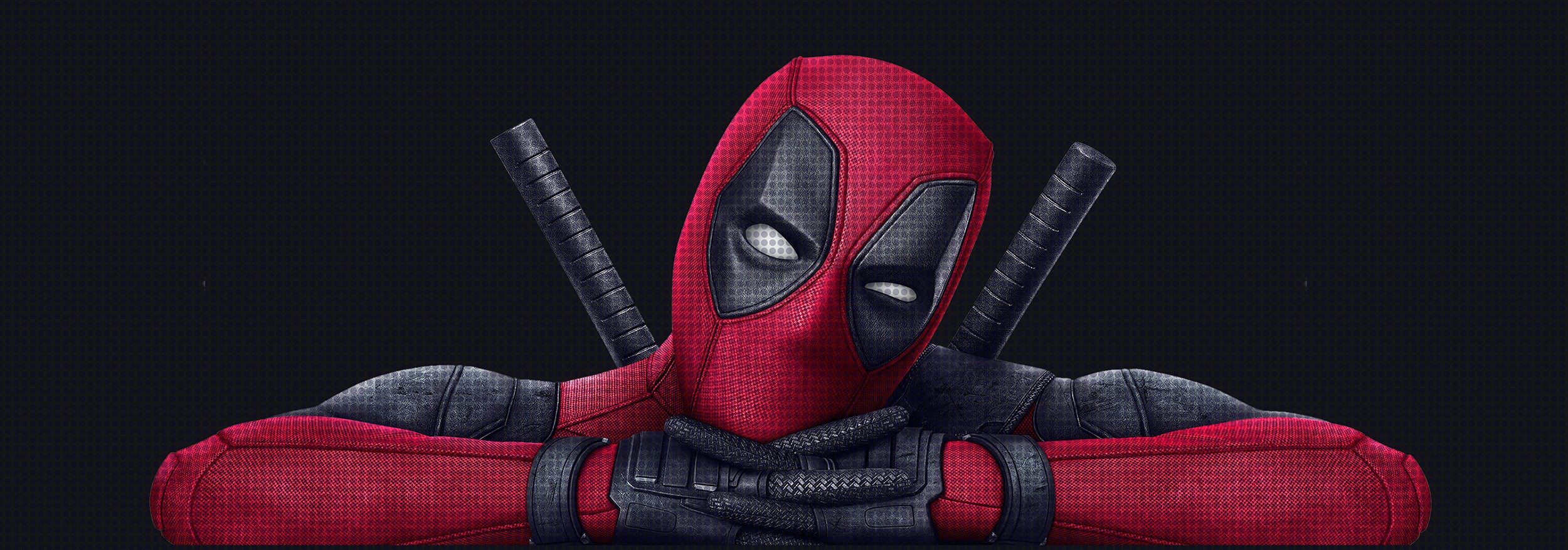 Deadpool Car Rear Window See-Through Net Decal DDP05