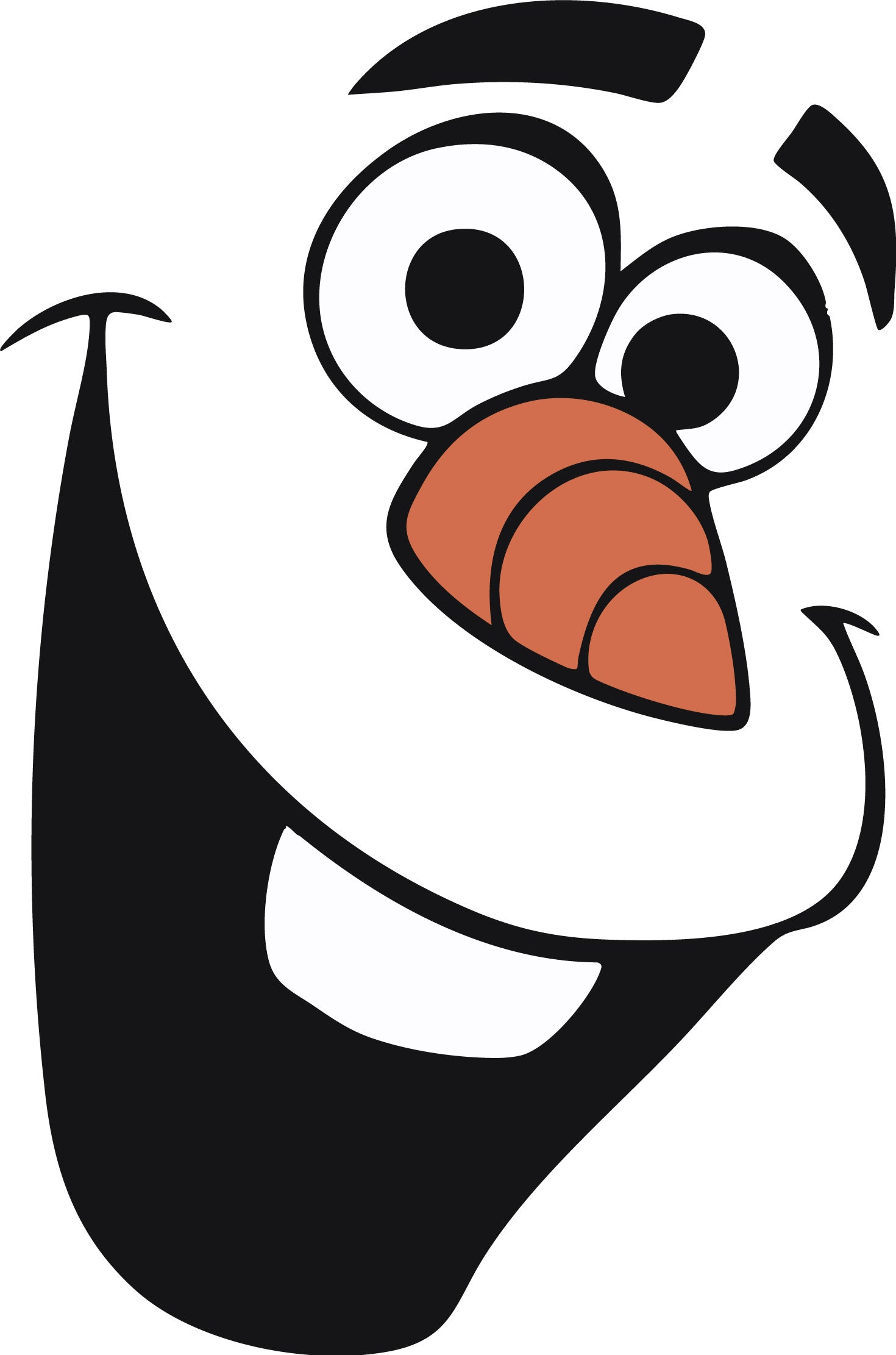 Olaf Face Frozen Disney Wall Decal Sticker Kids Room Art Mural FR08