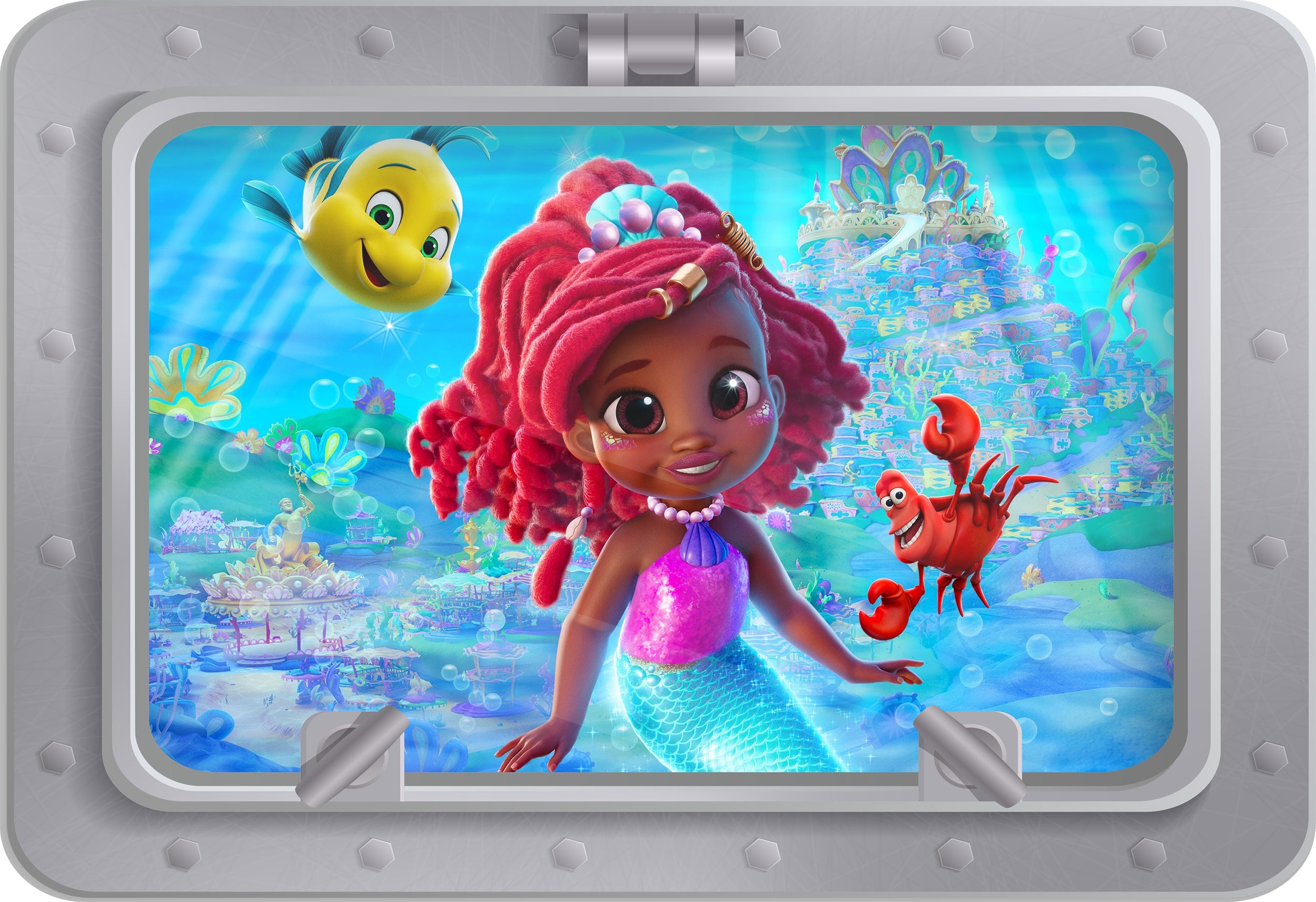 Ariel Disney Junior Princess Wall Decal Wall Sticker Kids Room Wall Art AR11