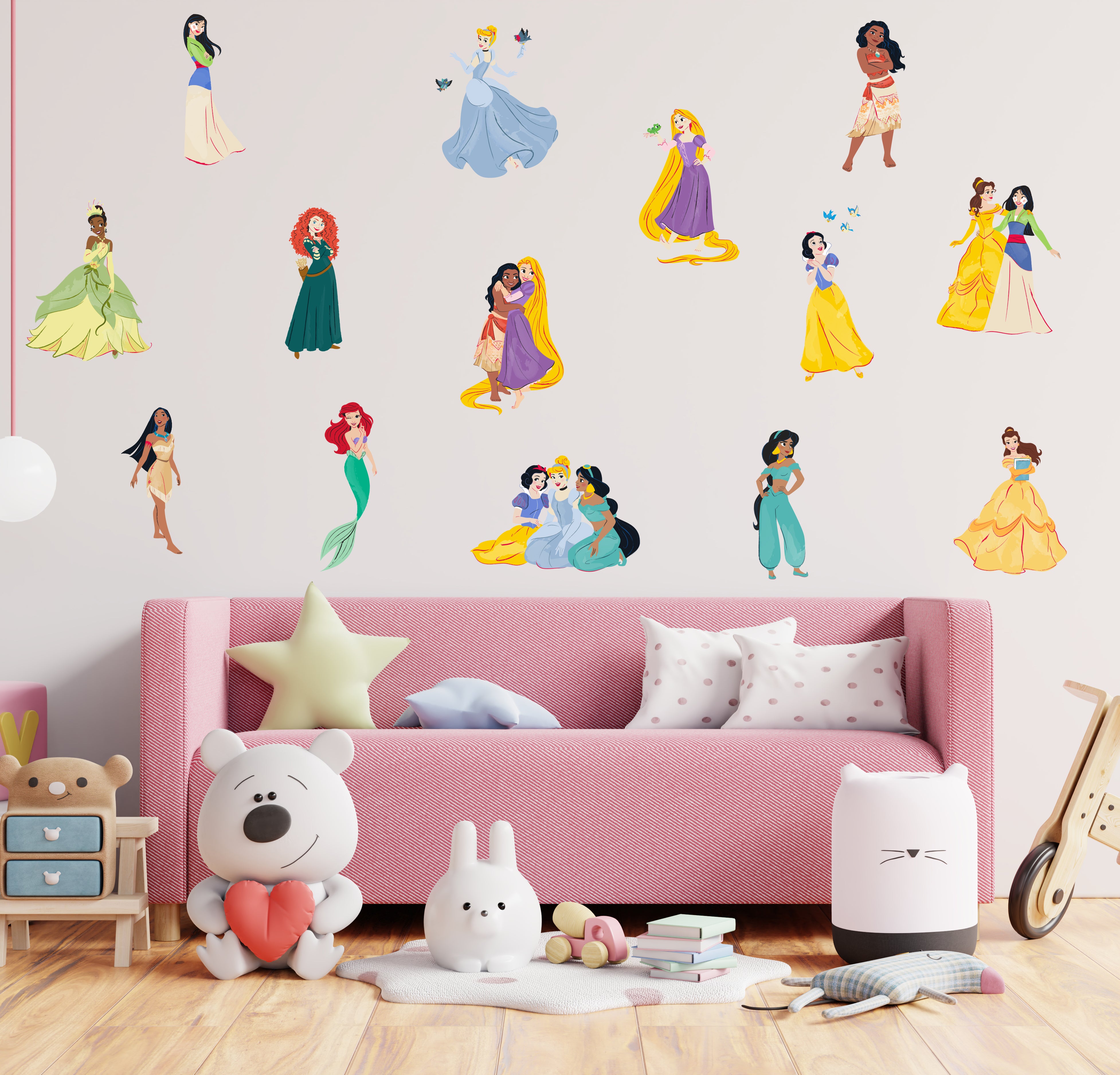 Disney Princess Set Wall Sticker Decal Kids Decor Art Kids Girls DSP19