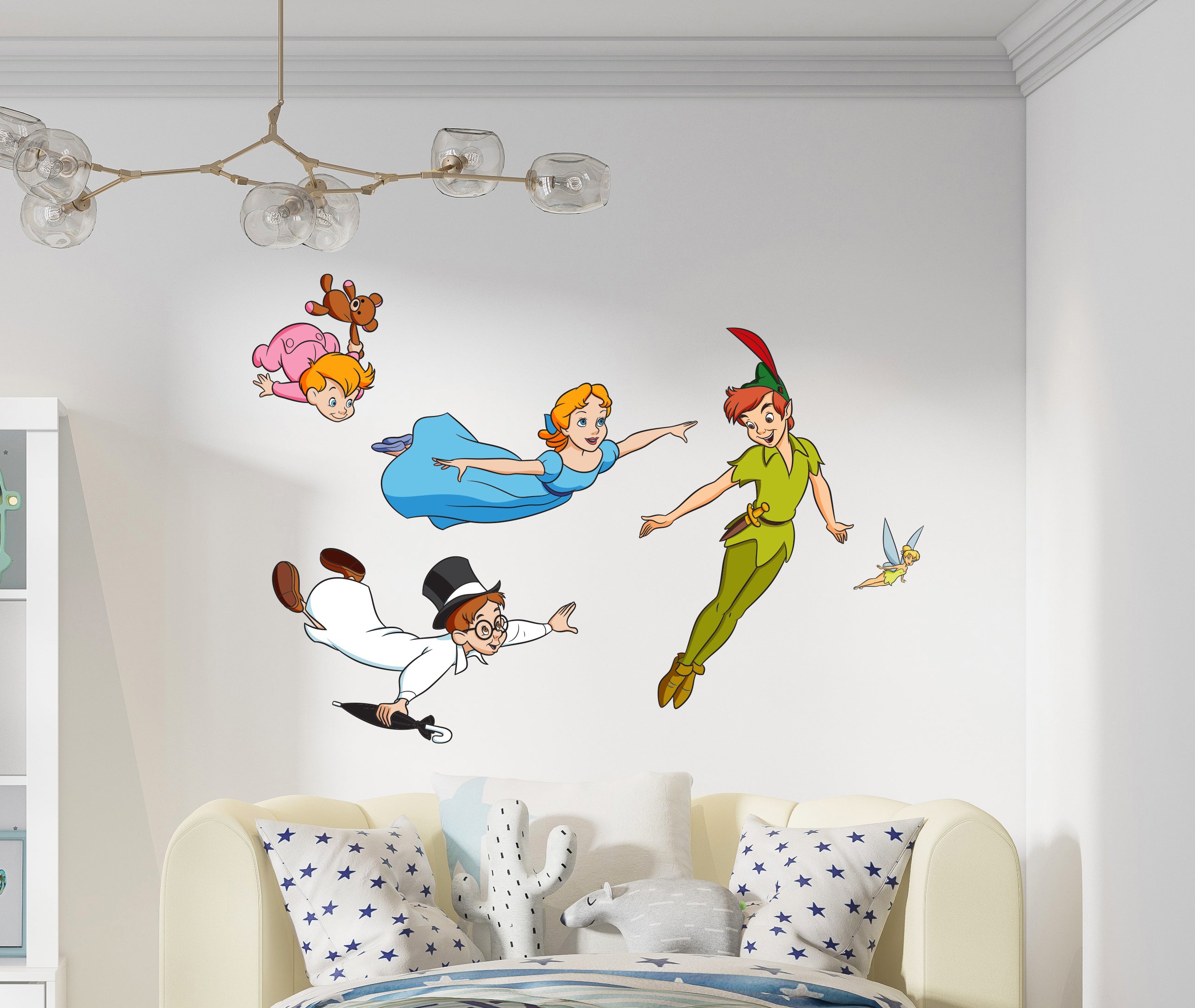 Peter Pan Disney Scene Wall Decal Wall Sticker Kids Room Wall Art PDP02