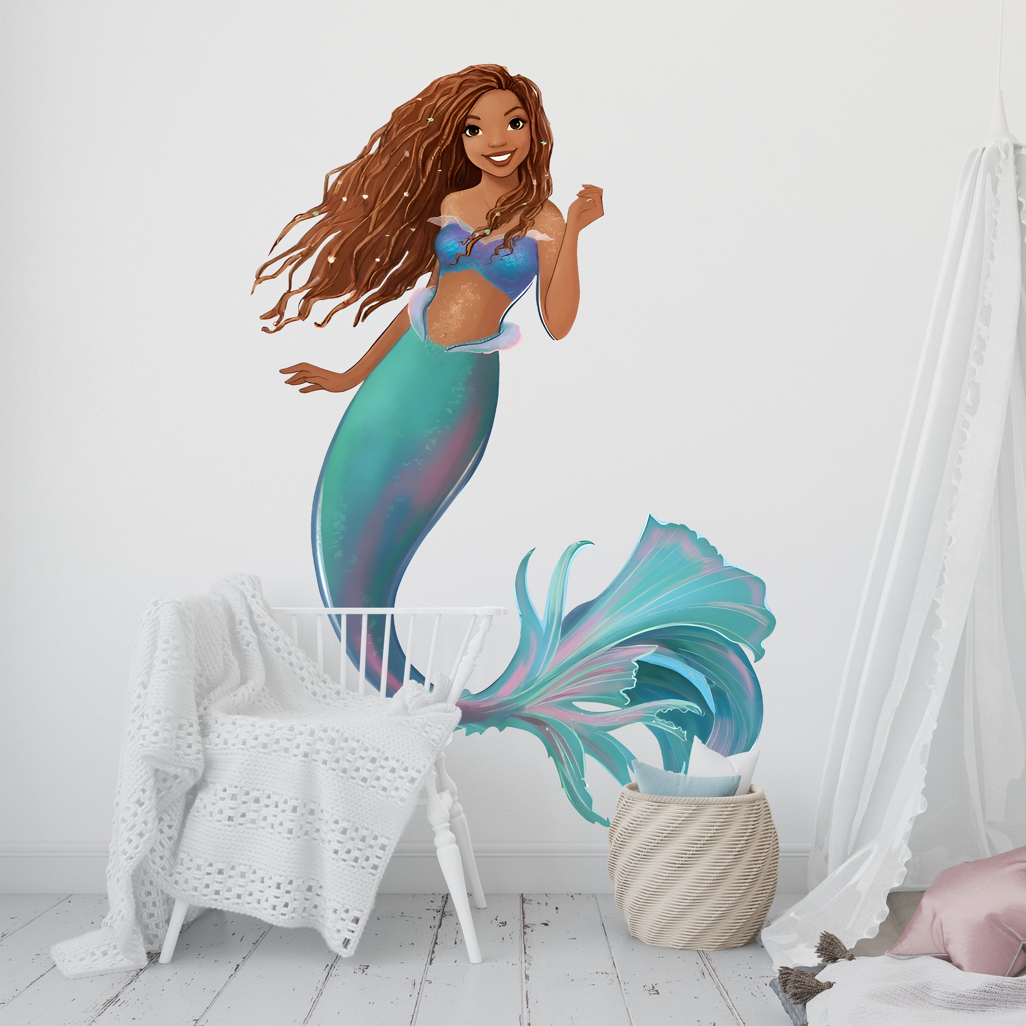 Ariel Disney Princess Wall Decal Wall Sticker Kids Room Wall Art AR09