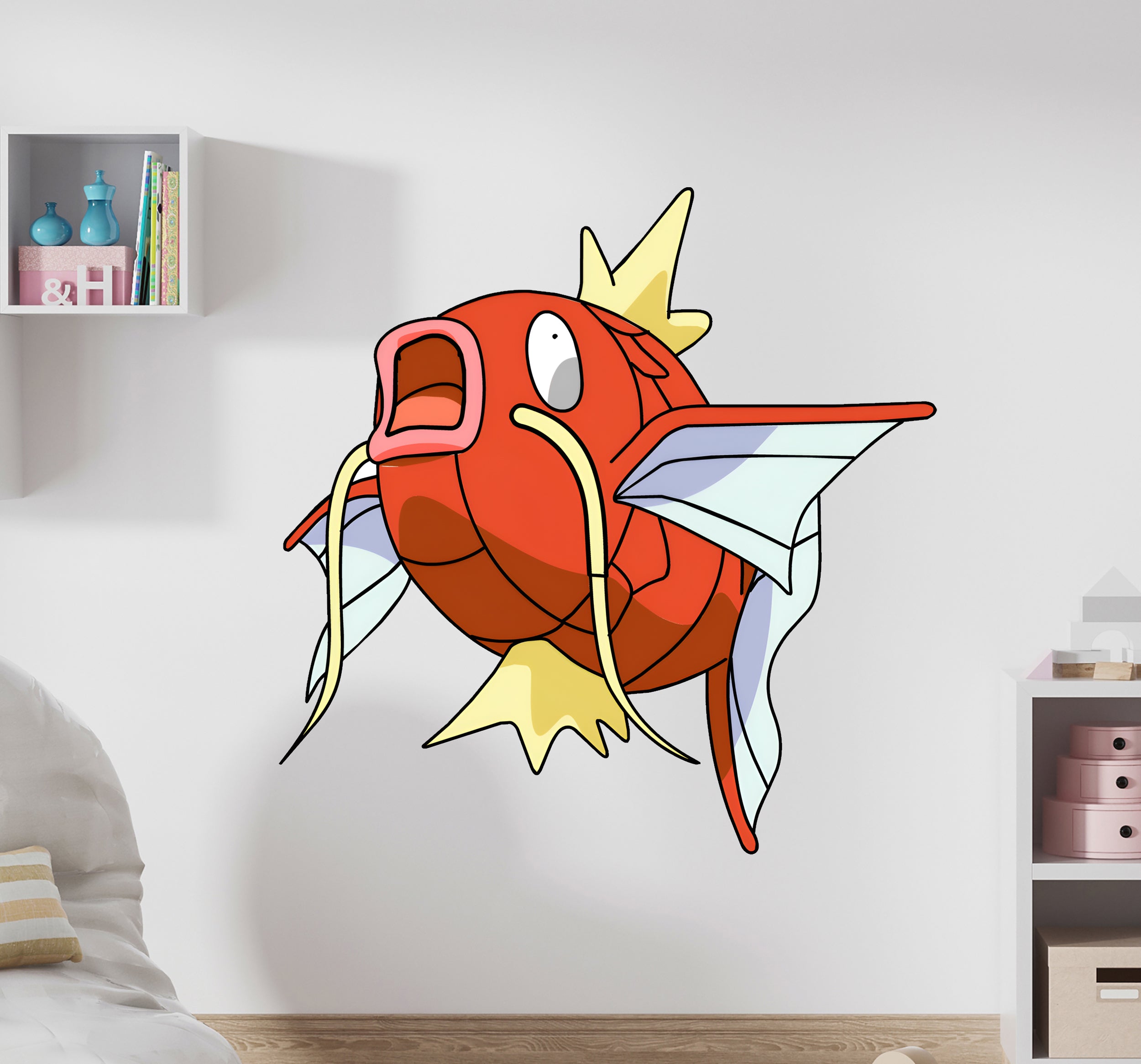 Magikarp Pokemon Wall Decal Removable Sticker Kids Room Decor Art PM01
