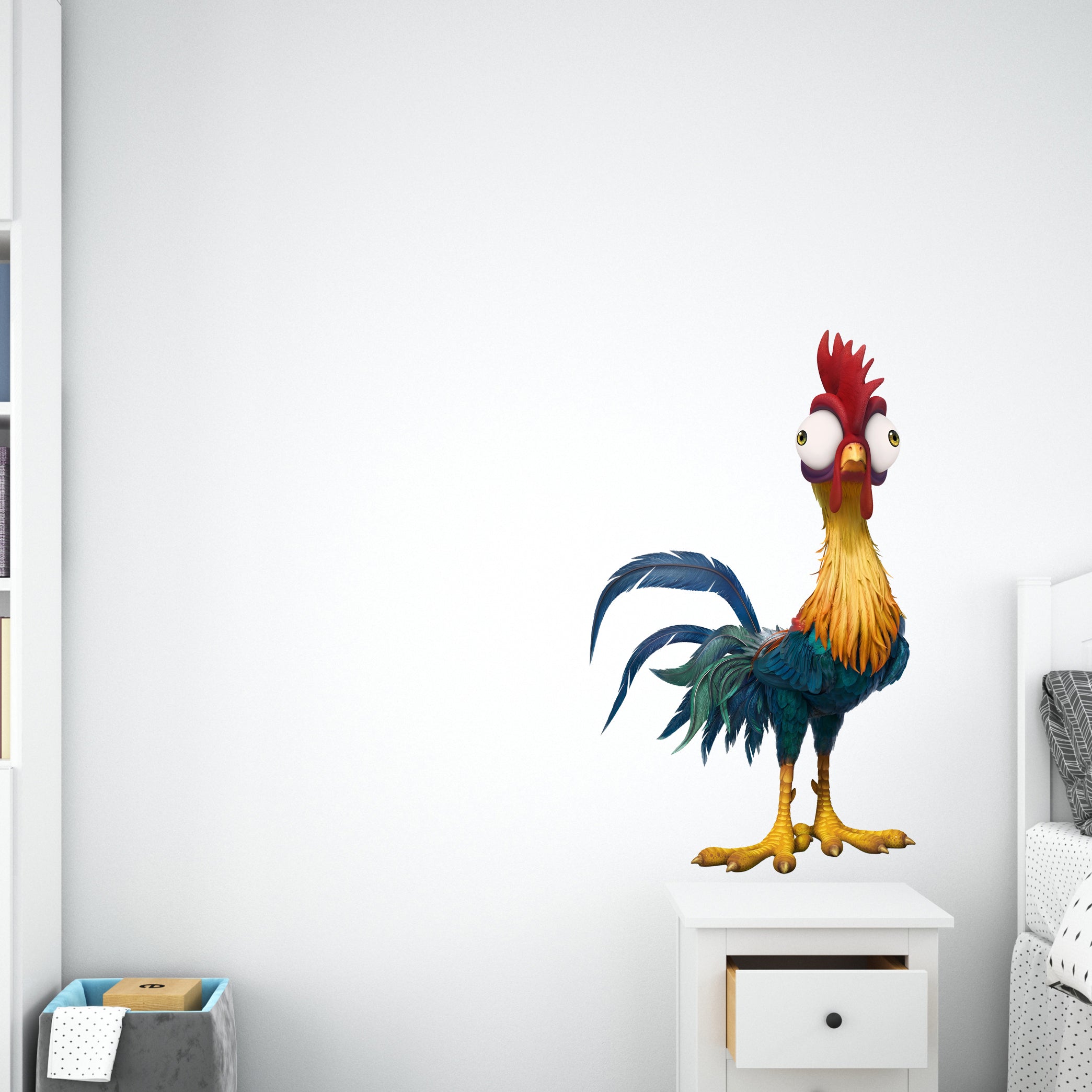 Heihei Rooster Moana 2 Disney Princess Wall Decal Sticker Kids Room Art Mural DSP32