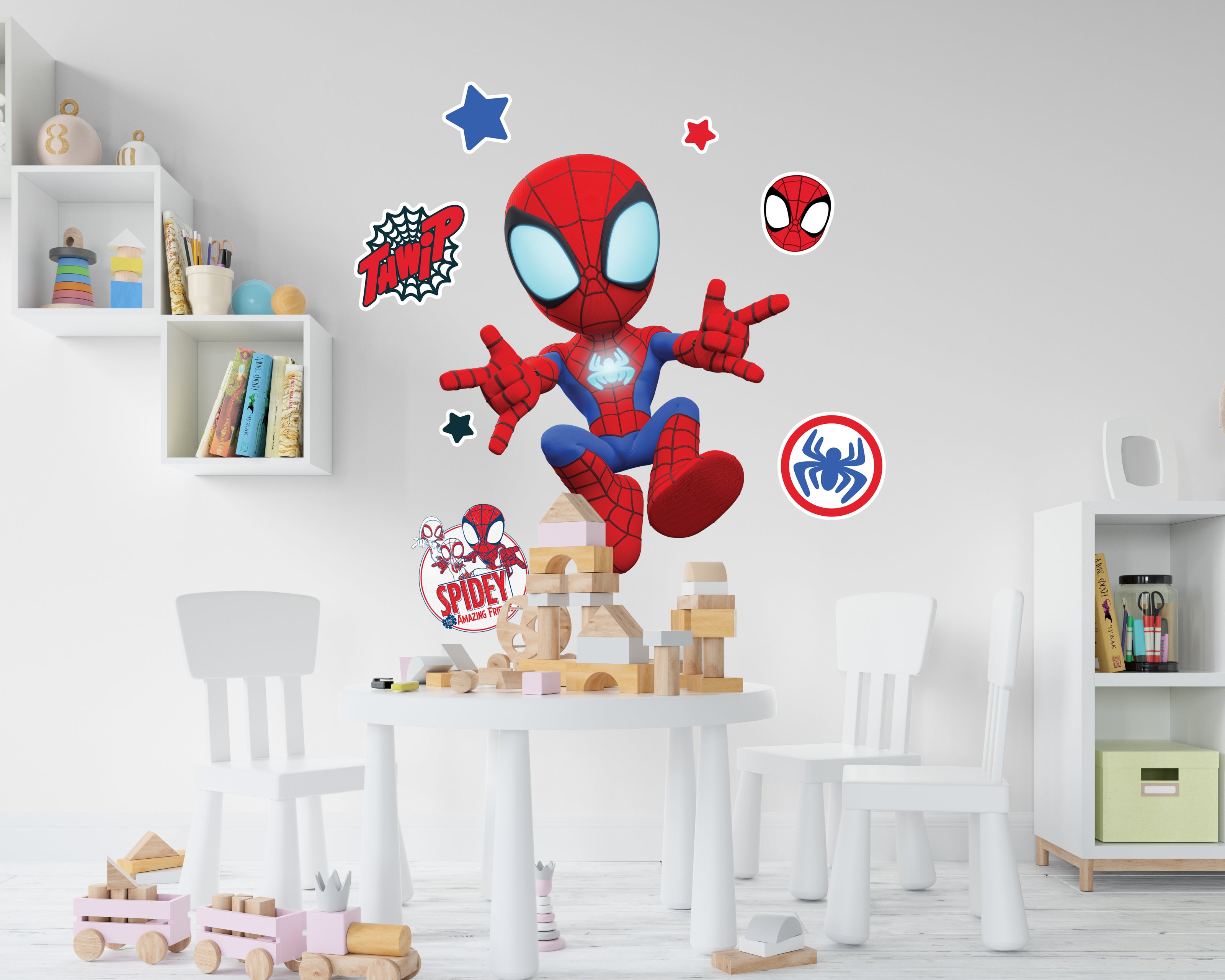 Spidey And His Amazing Friends 3D Wall Sticker Decal Home Decor Wall Art