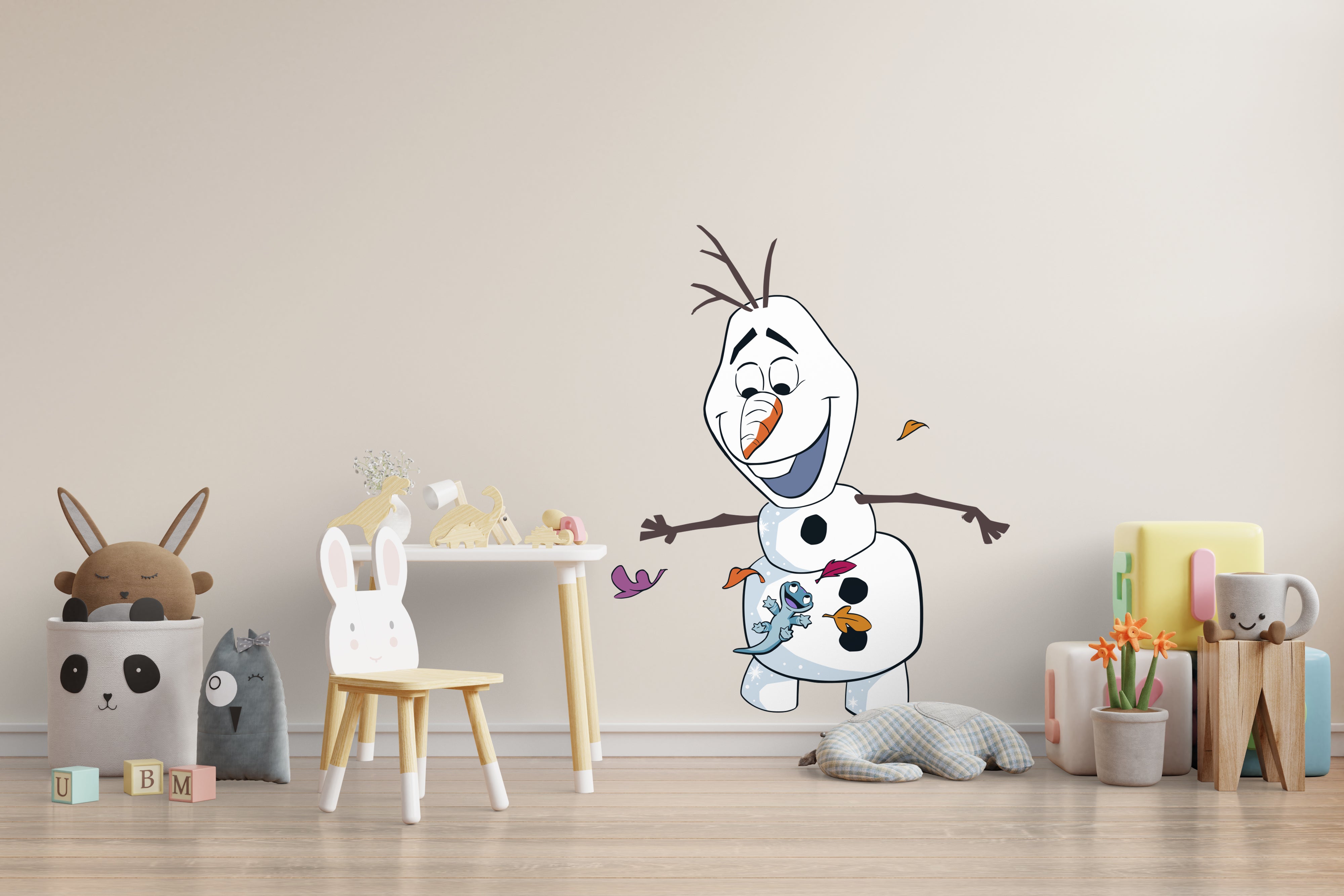 Olaf The Snowman Frozen Disney Princess 3D Wall Sticker Decal Home Decor Wall Art
