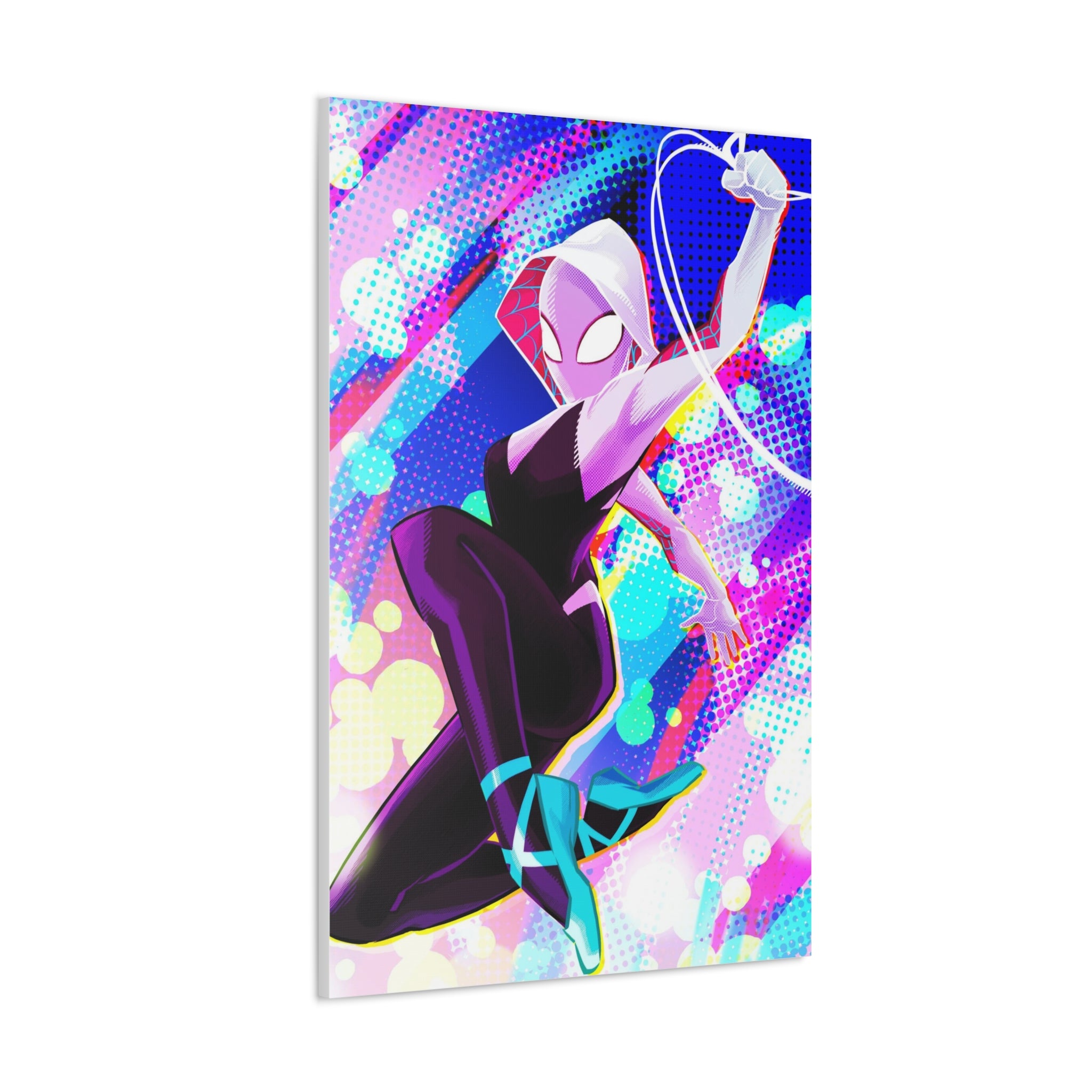 Spider Gwen Spiderman Marvel Superhero Canvas Print Wall Art Wall Decor Giclee Gallery Wrap