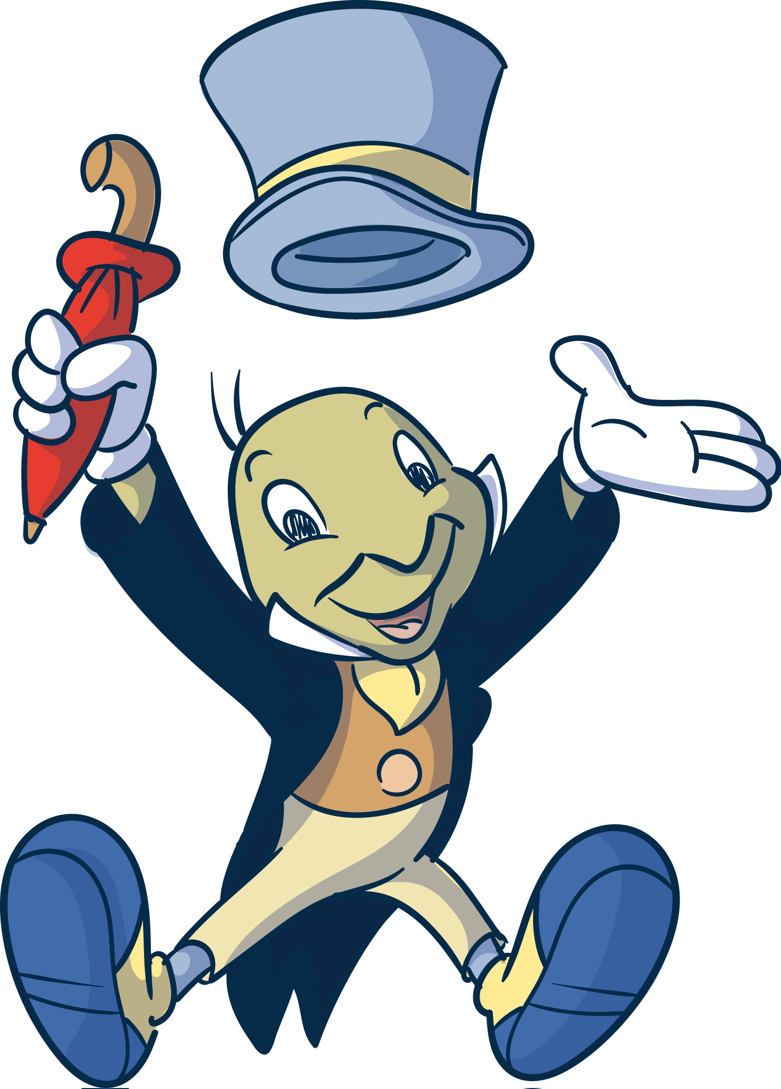 Jiminy Cricket Pinocchio Disney Wall Decal Sticker Kids Room Art Mural PCH02