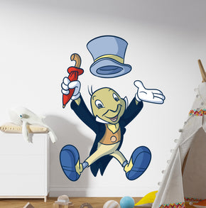 Jiminy Cricket Pinocchio Disney Wall Decal Sticker Kids Room Art Mural PCH02