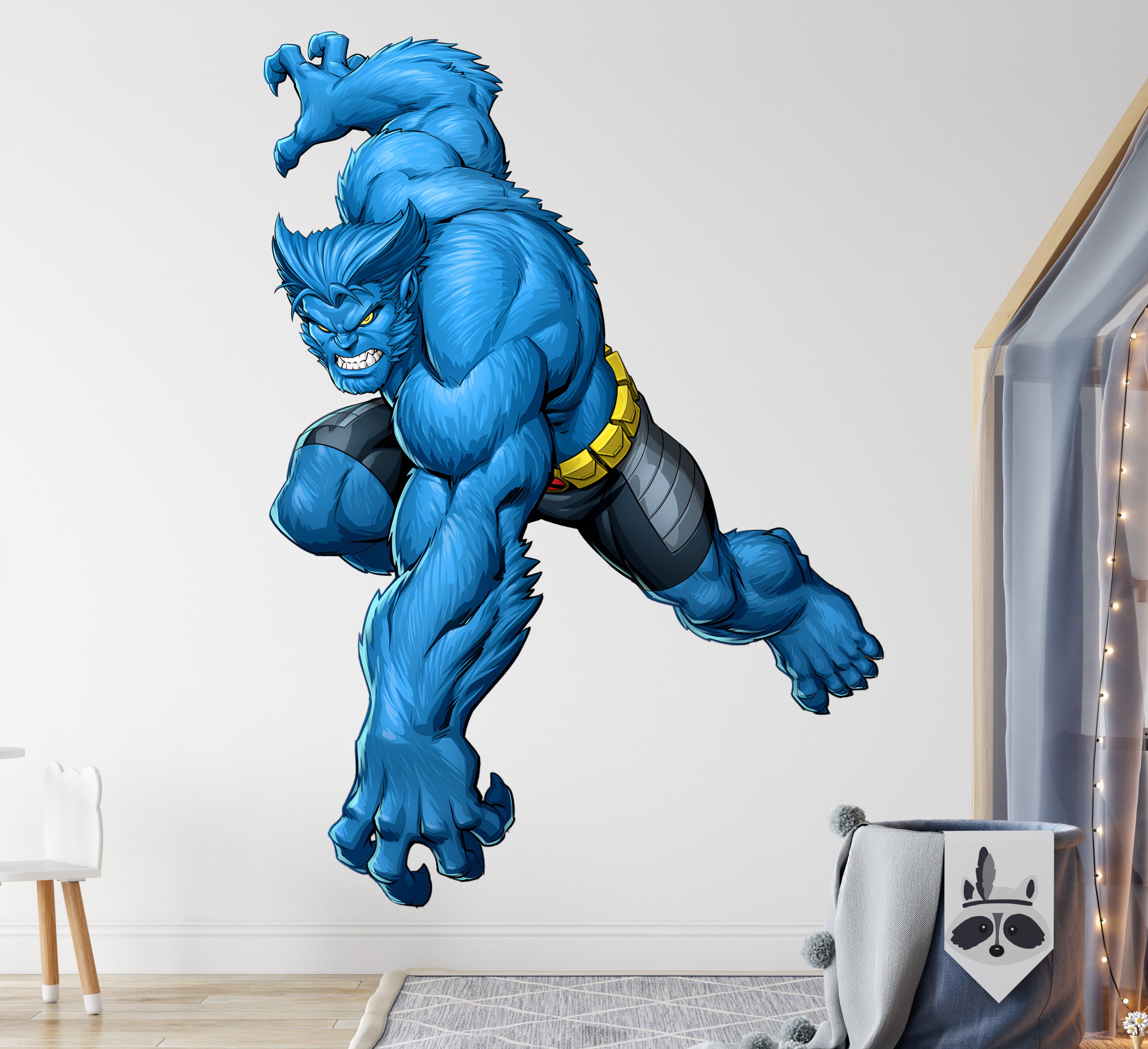 Beast X-Men Superhero Wall Decal Sticker Kids Room Wall Art AVG24
