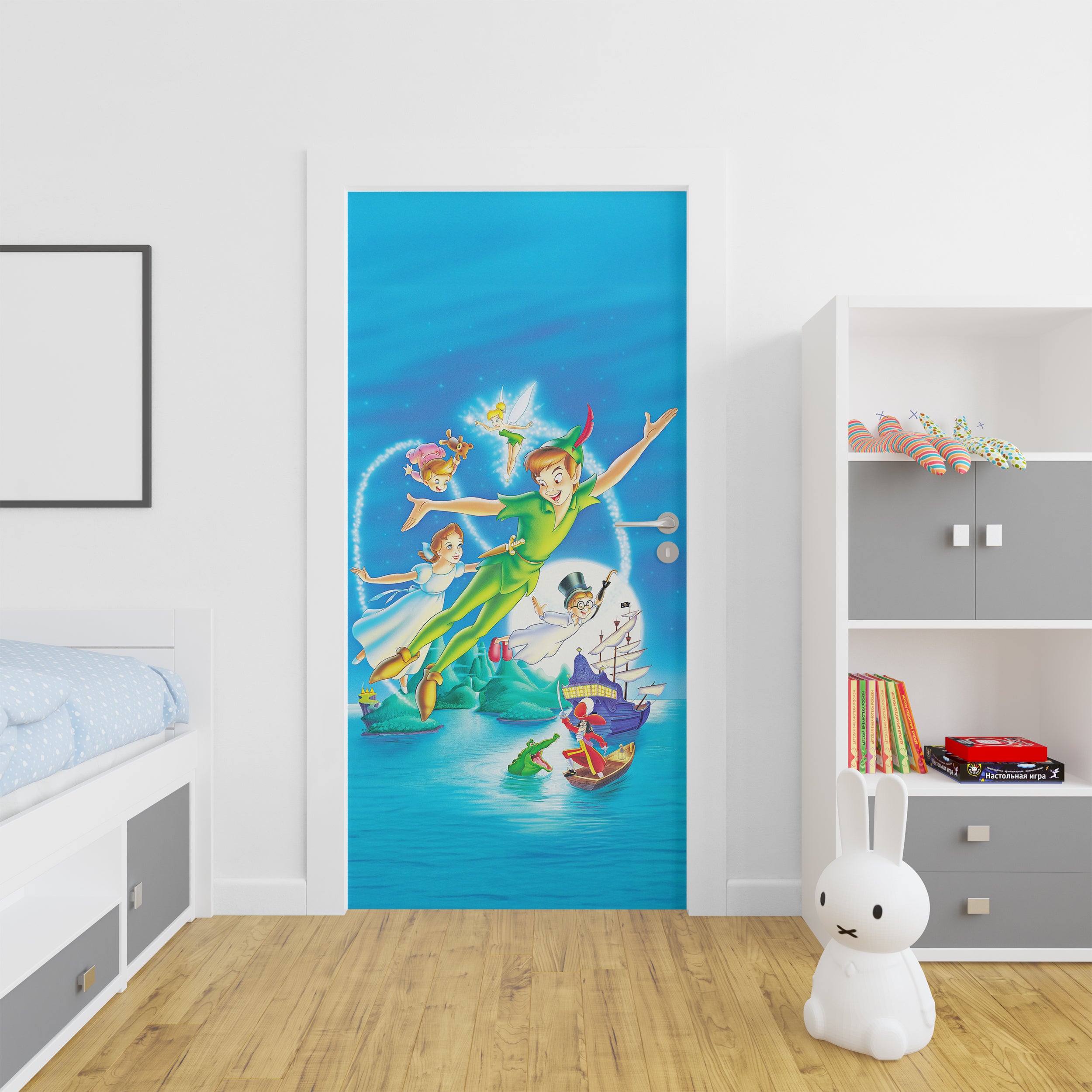 Peter Pan Disney DOOR Wallpaper Mural Decal Removable Sticker PDP03