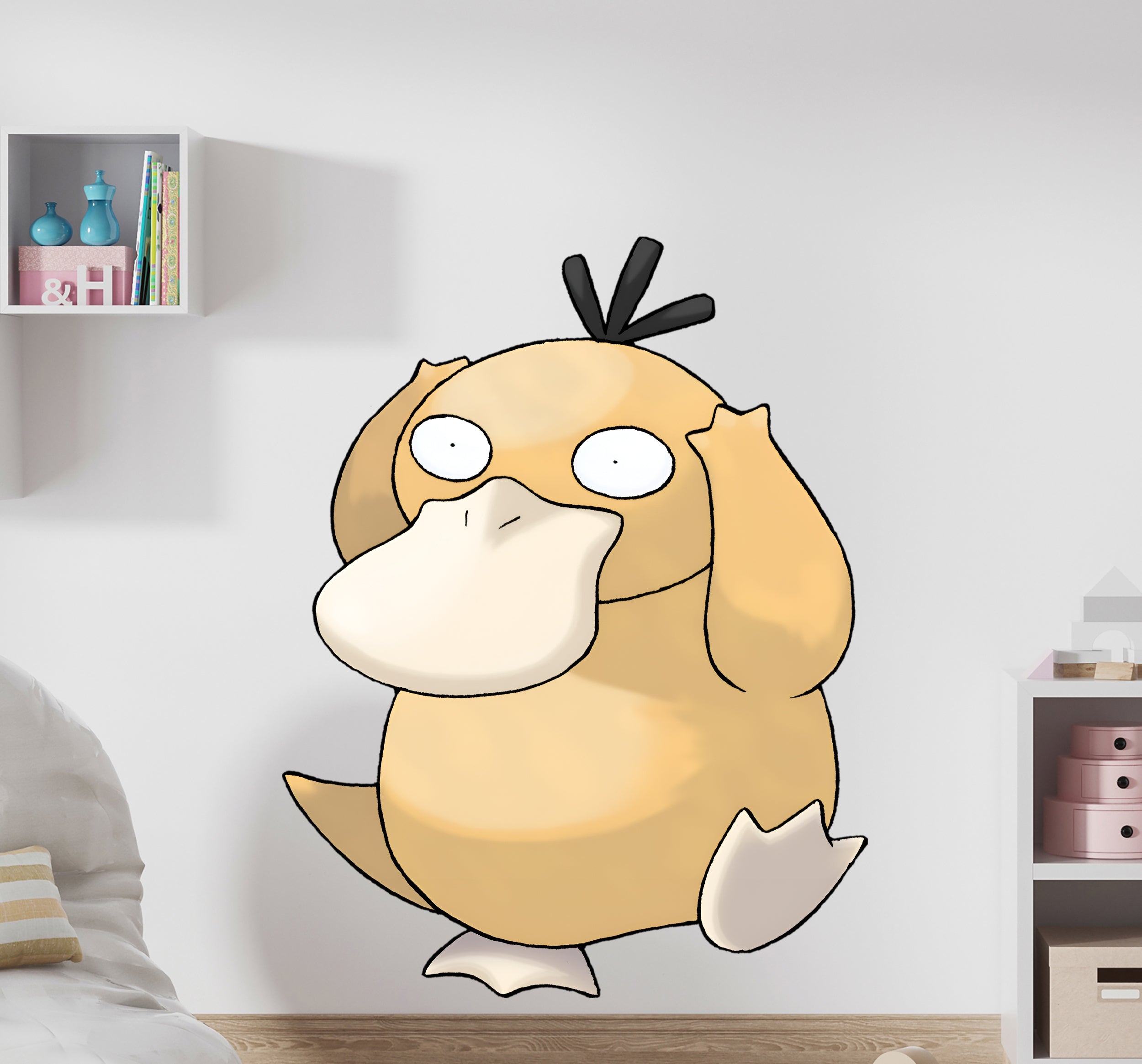 Psyduck Pokemon Wall Decal Removable Sticker Kids Room Decor Art PM02
