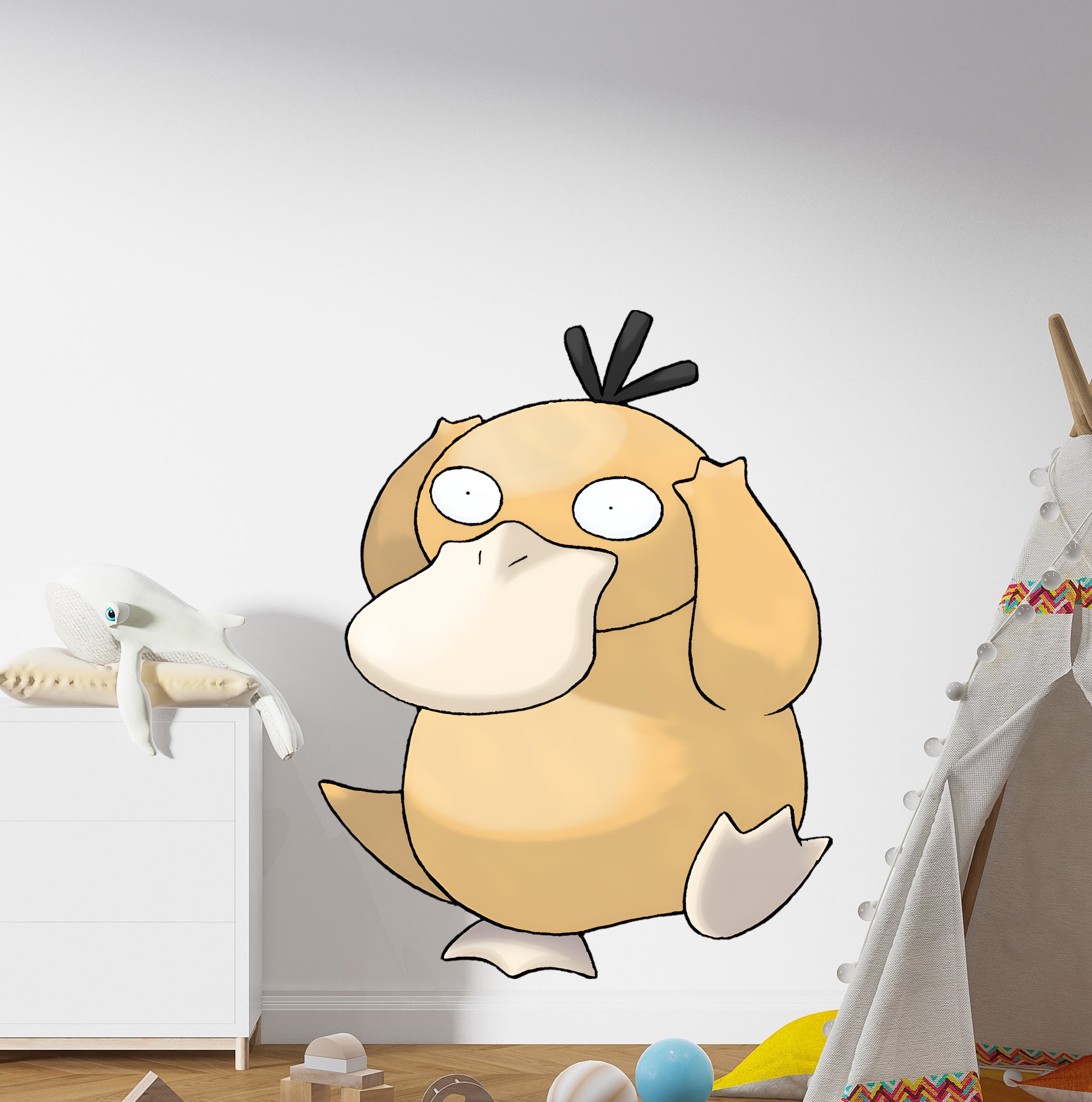 Psyduck Pokemon Wall Decal Removable Sticker Kids Room Decor Art PM02