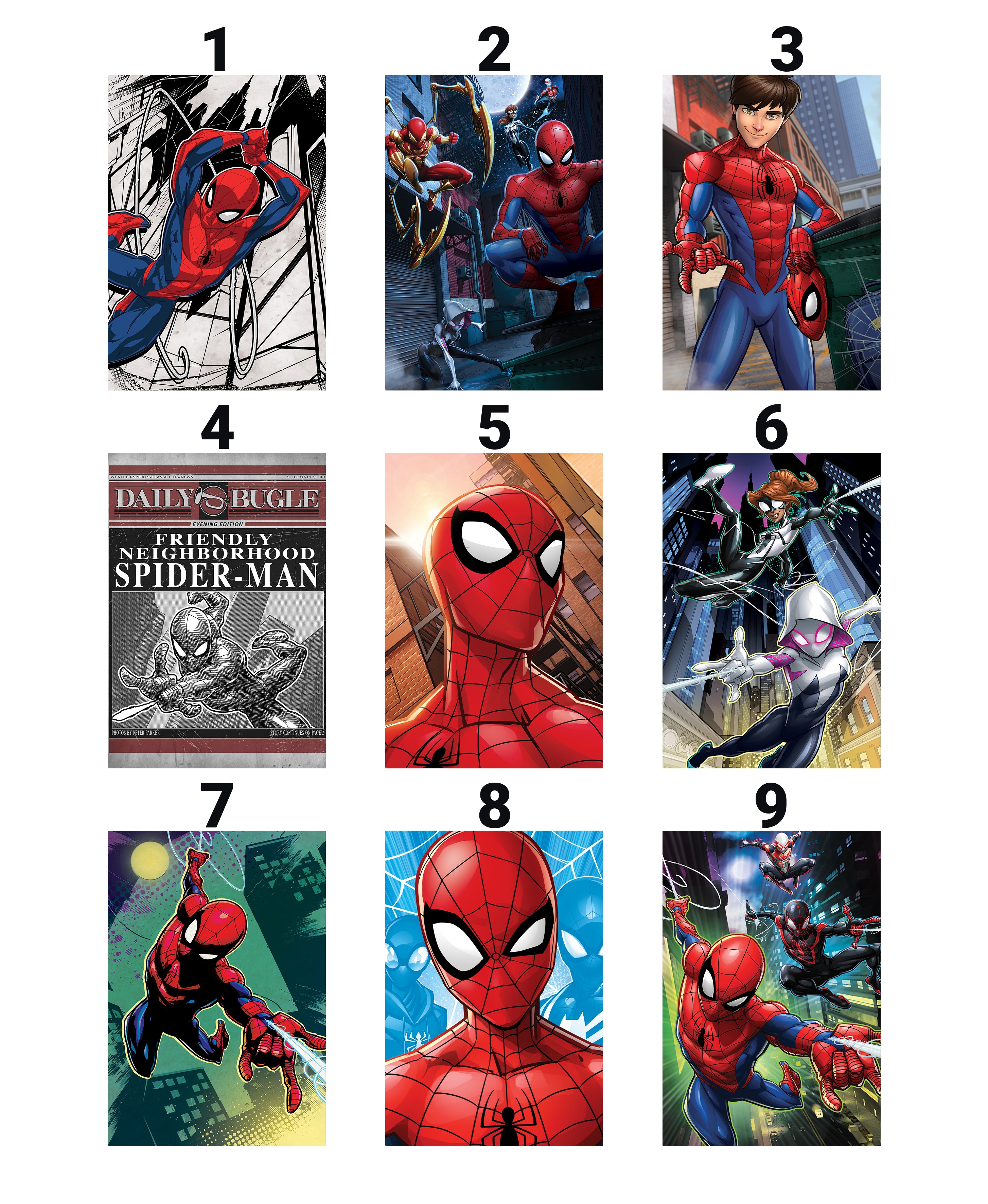 Spiderman Superhero Frame Style Wall Sticker Decal Vinyl Mural