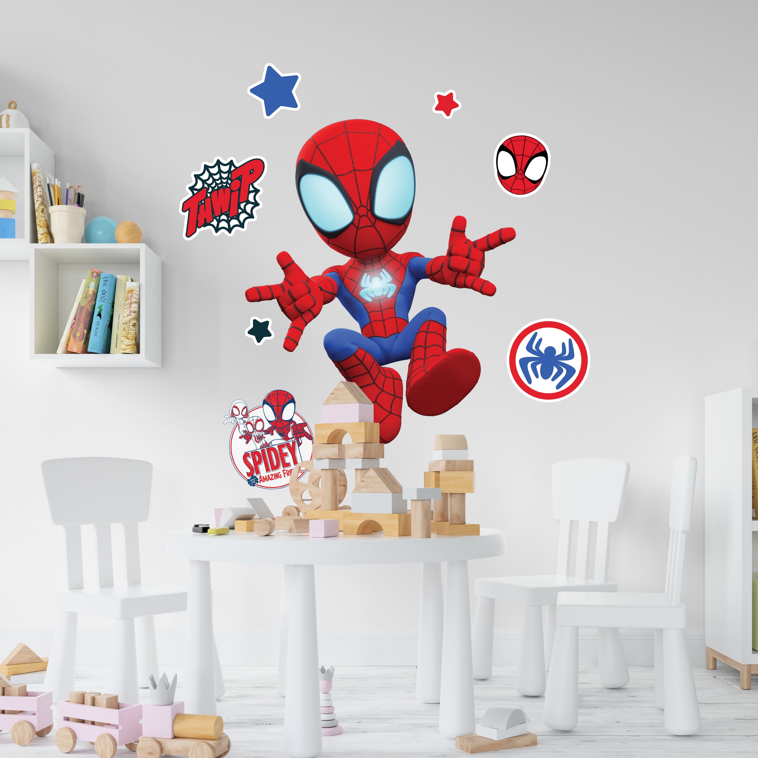 Spidey And His Amazing Friends 3D Wall Sticker Decal Home Decor Wall Art