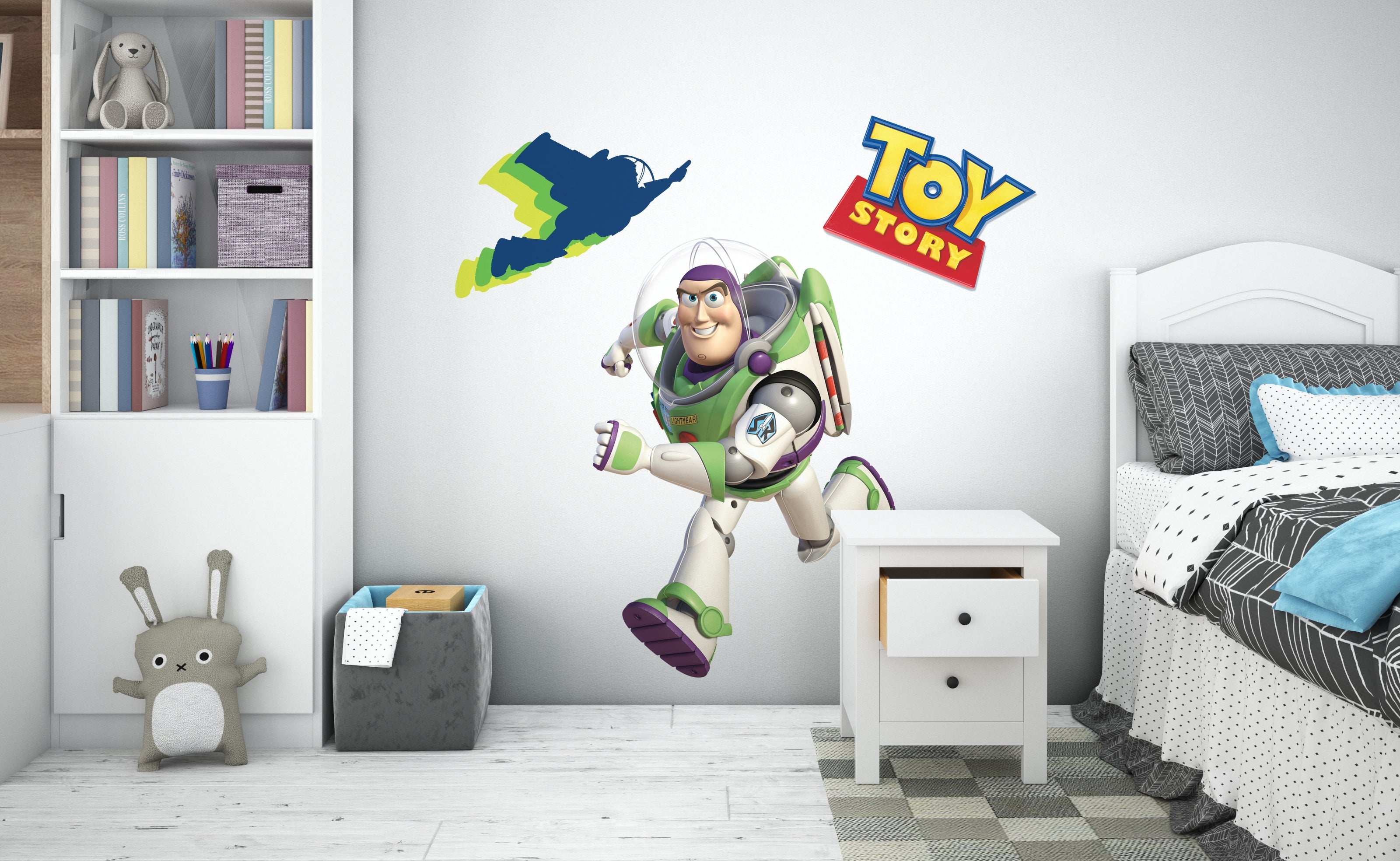 Buzz Lightyear Toy Story 3D Wall Sticker Decal Home Decor Wall Art