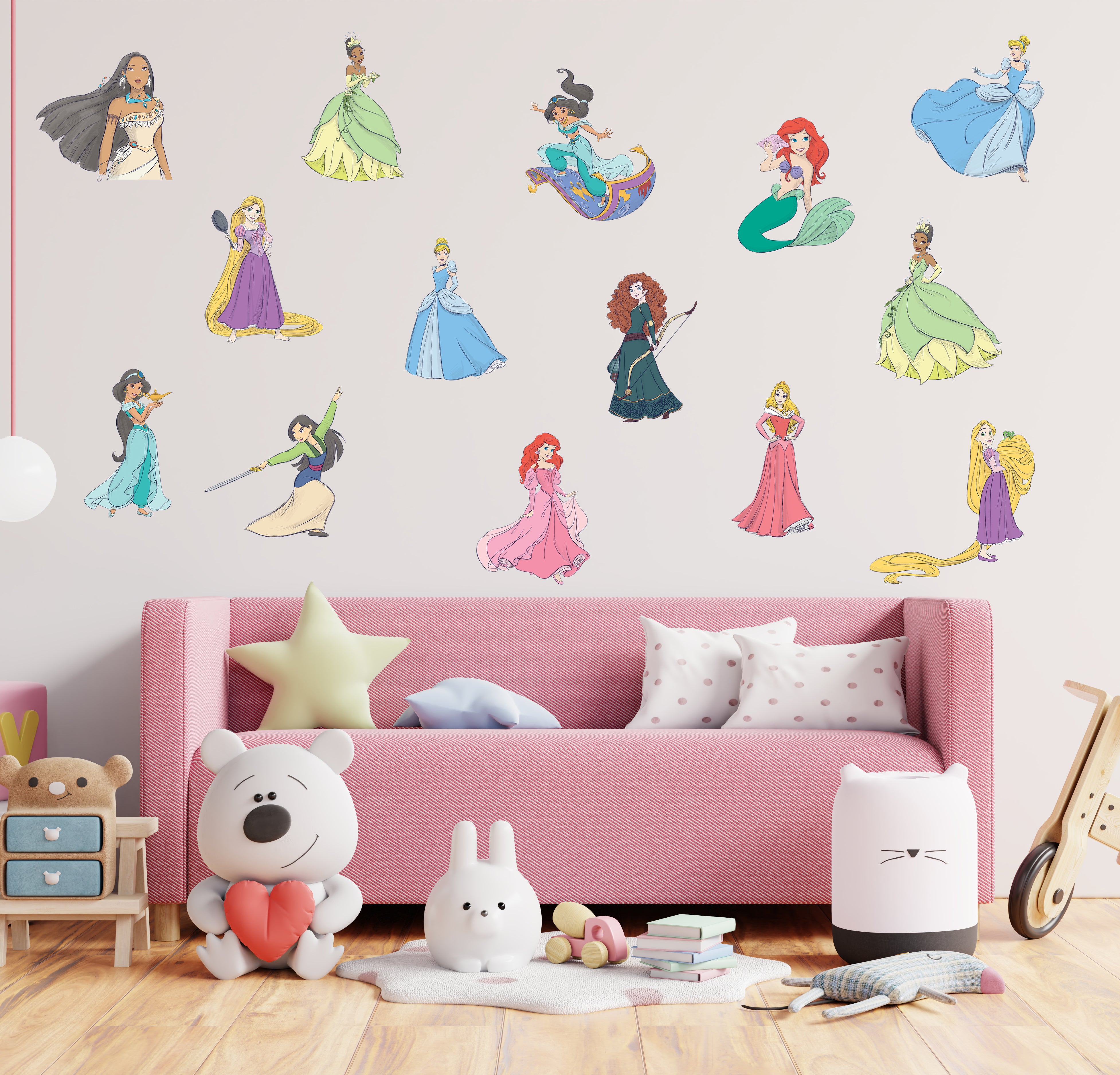 Disney Princess Set Wall Sticker Decal Kids Decor Art Kids Girls DSP20