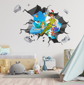 Peter Pan Disney 3D Explosion Wall Sticker Decal Decor Mural Art PDP04
