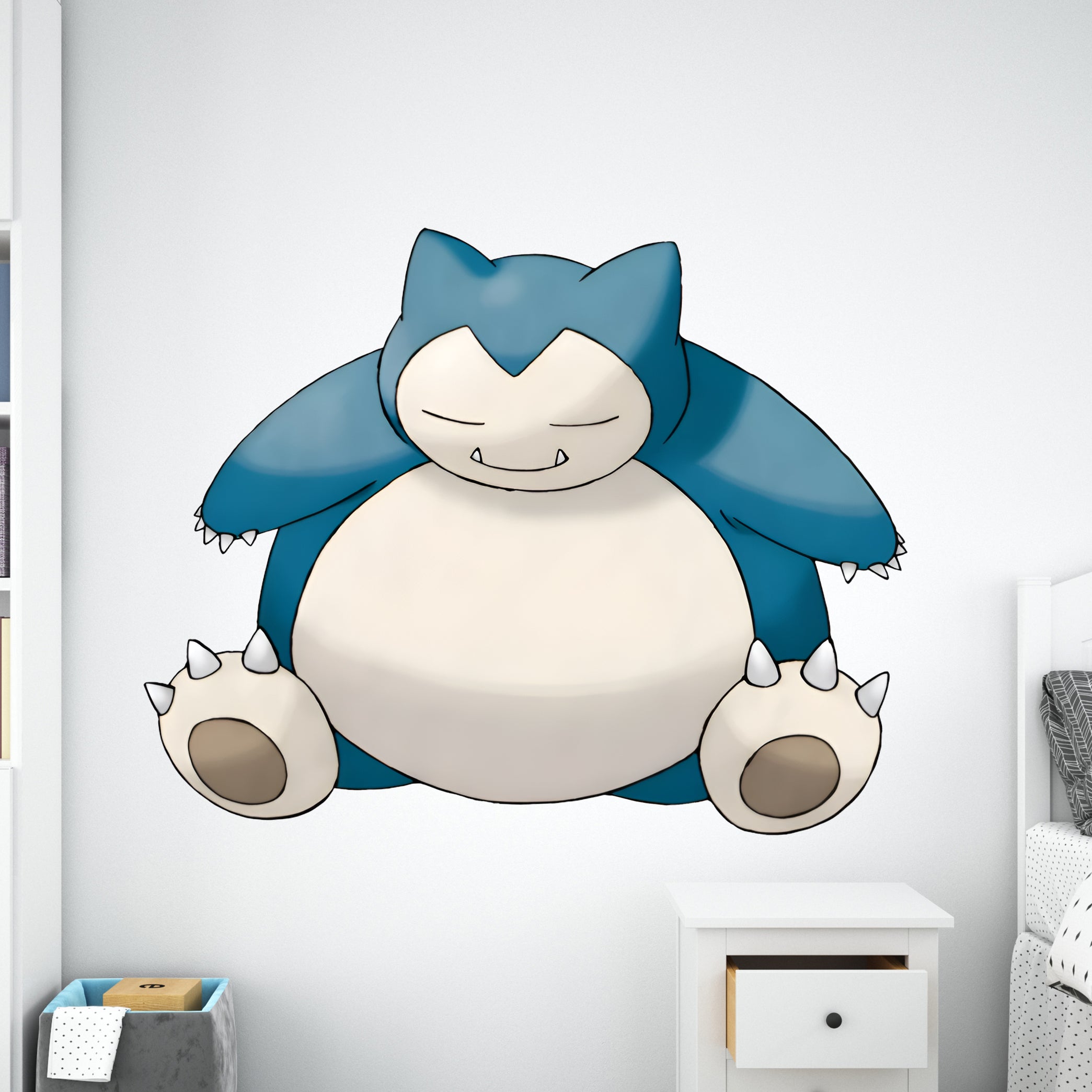 Snorlax Pokemon Wall Decal Removable Sticker Kids Room Decor Art PM03