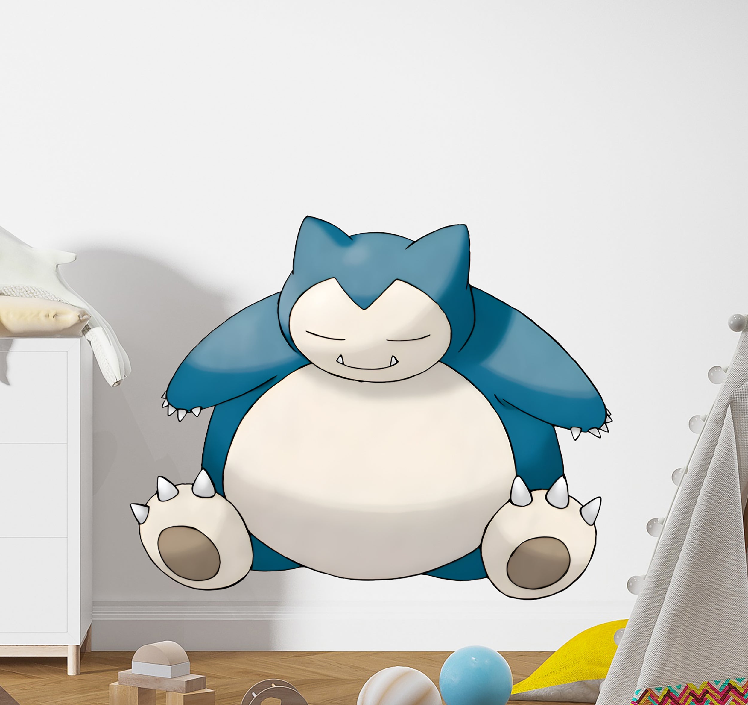Snorlax Pokemon Wall Decal Removable Sticker Kids Room Decor Art PM03