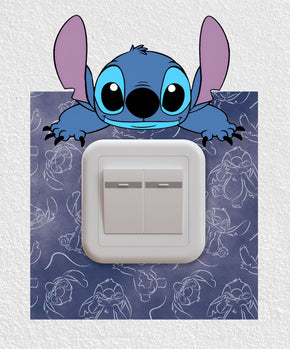 Stitch Lightswitch Surround Wall Decal Sticker Wall Art Kids Decor STCH15