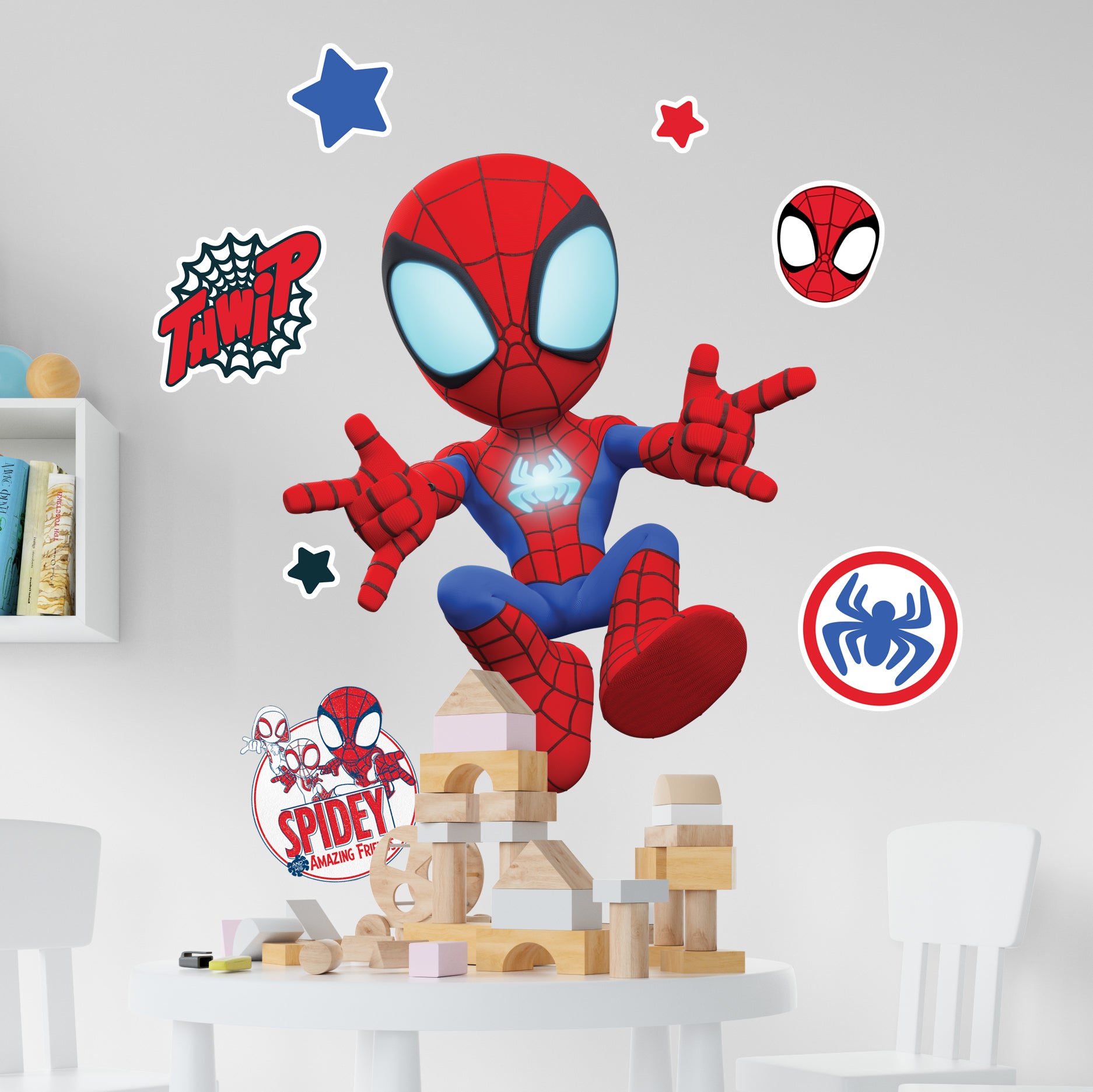 Spidey And His Amazing Friends 3D Wall Sticker Decal Home Decor Wall Art