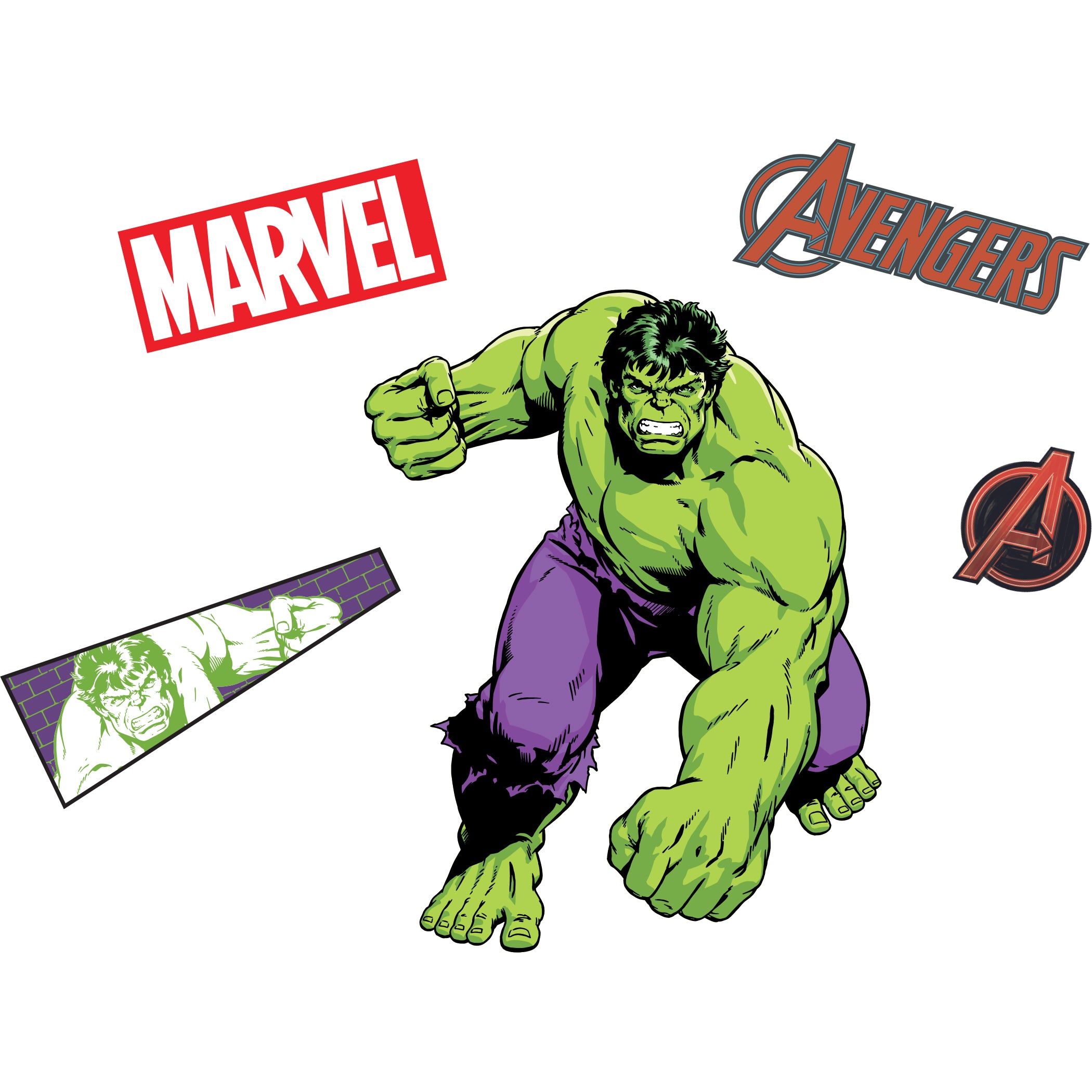 Hulk Superhero 3D Wall Sticker Decal Home Decor Wall Art
