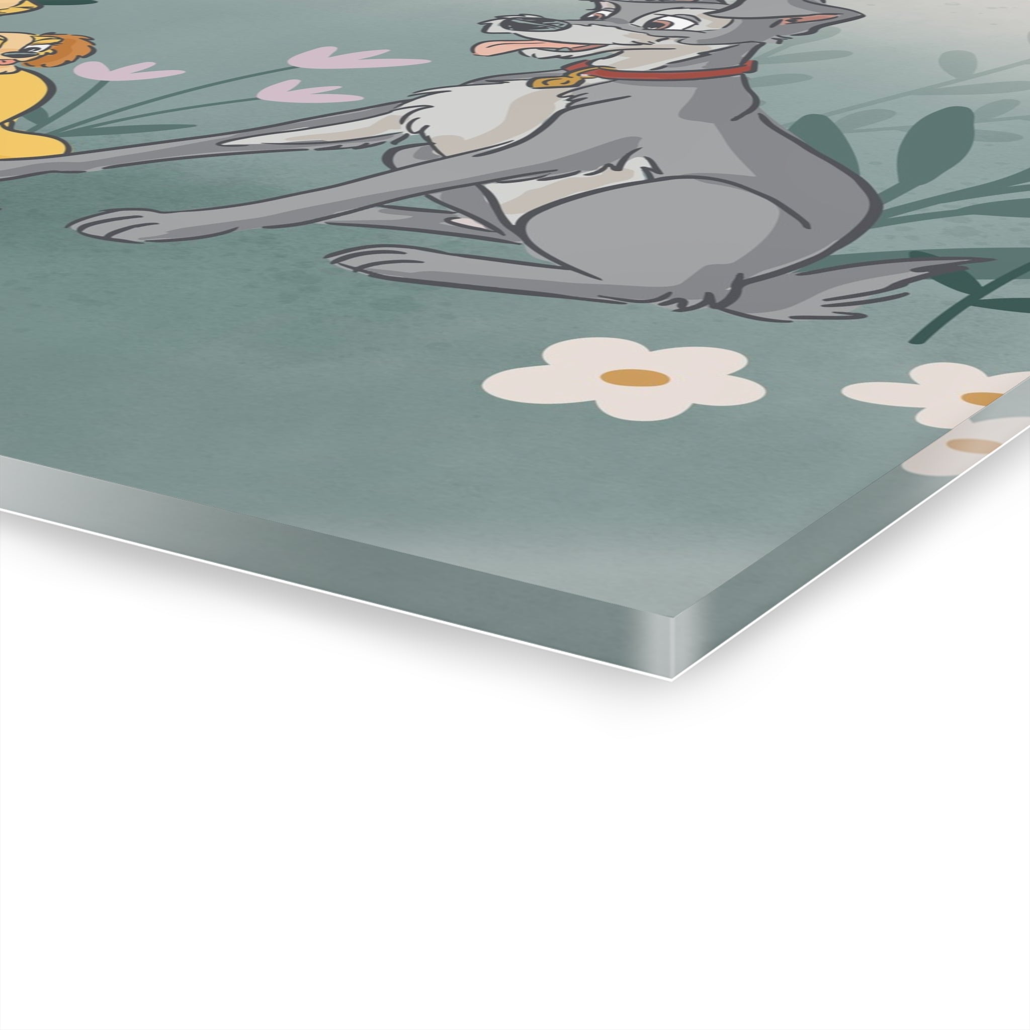 Lady And The Tramp Disney Acrylic Glass Wall Art Print Wall Decor