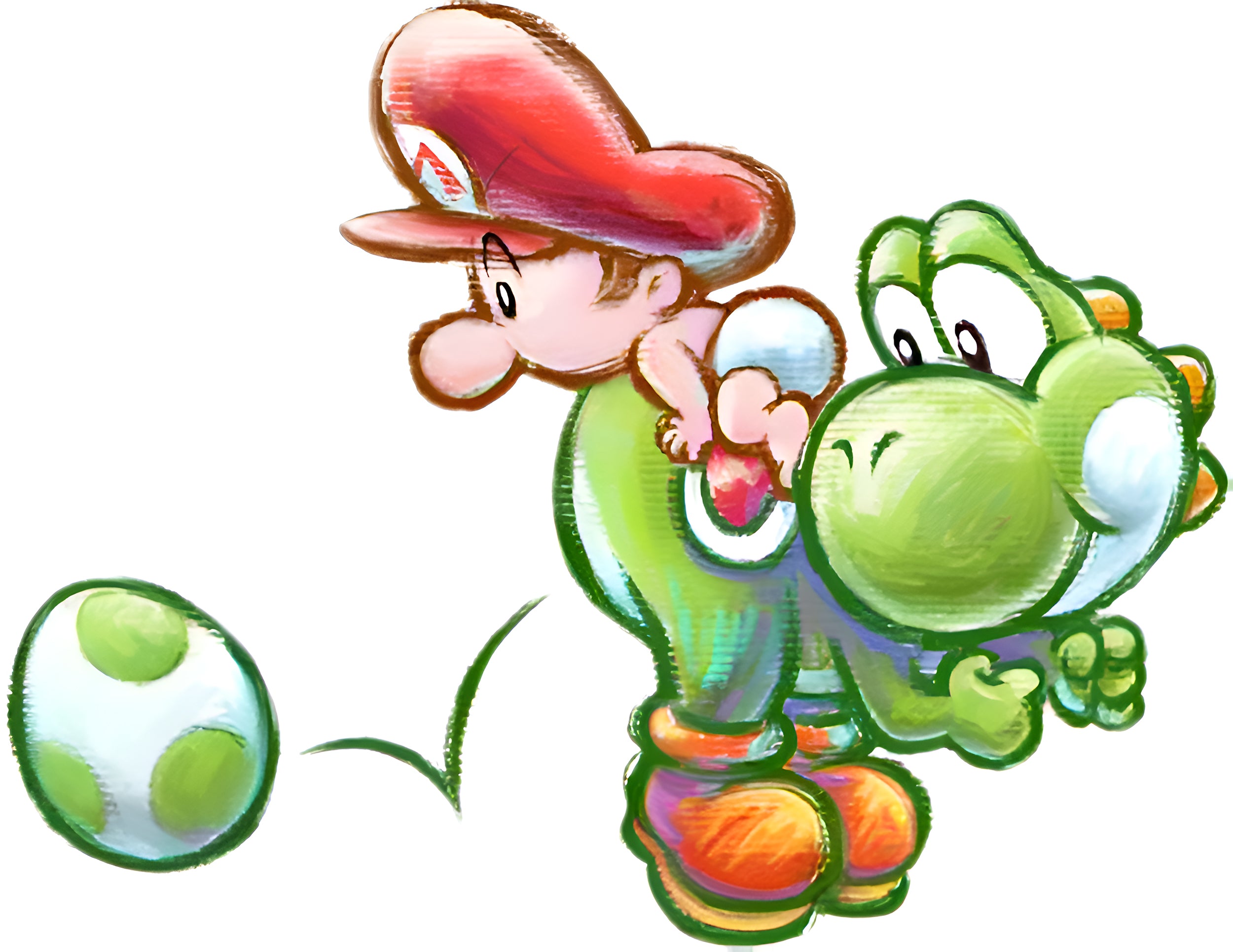 Yoshi's Island Wall Decal Wall Sticker Kids Room Art Super Mario SMR45