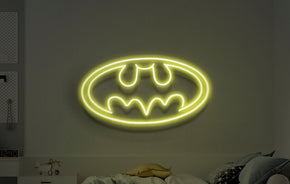 Batman Logo Neon Sign Decorative Wall Decor