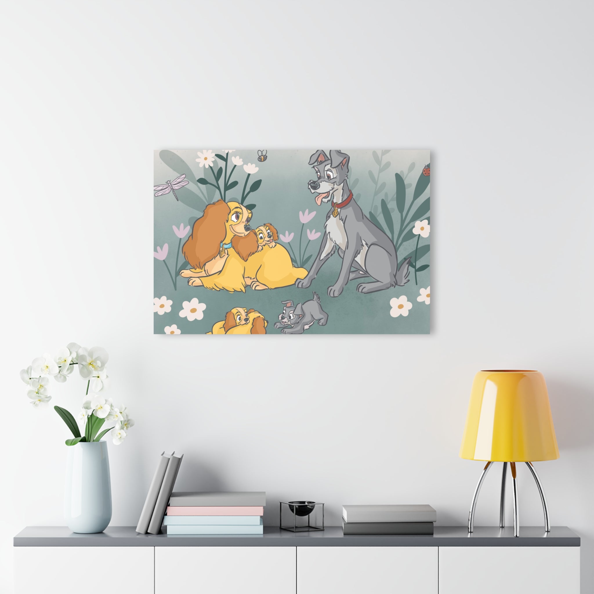 Lady And The Tramp Disney Acrylic Glass Wall Art Print Wall Decor