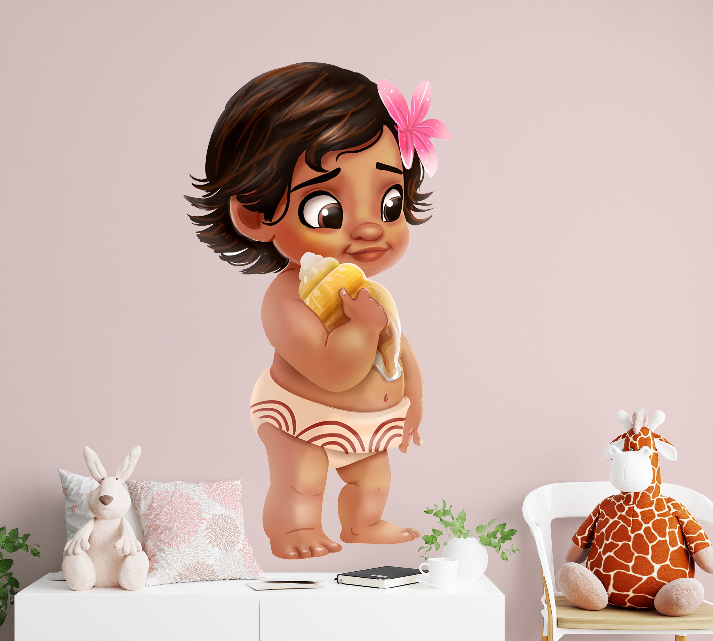 Baby Moana 2 Disney Princess Wall Decal Sticker Kids Room Art Mural DSP29