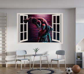 Deadpool Vs Venom Superhero 3D Window Wall Sticker Decal Mural Decor Art AVG44