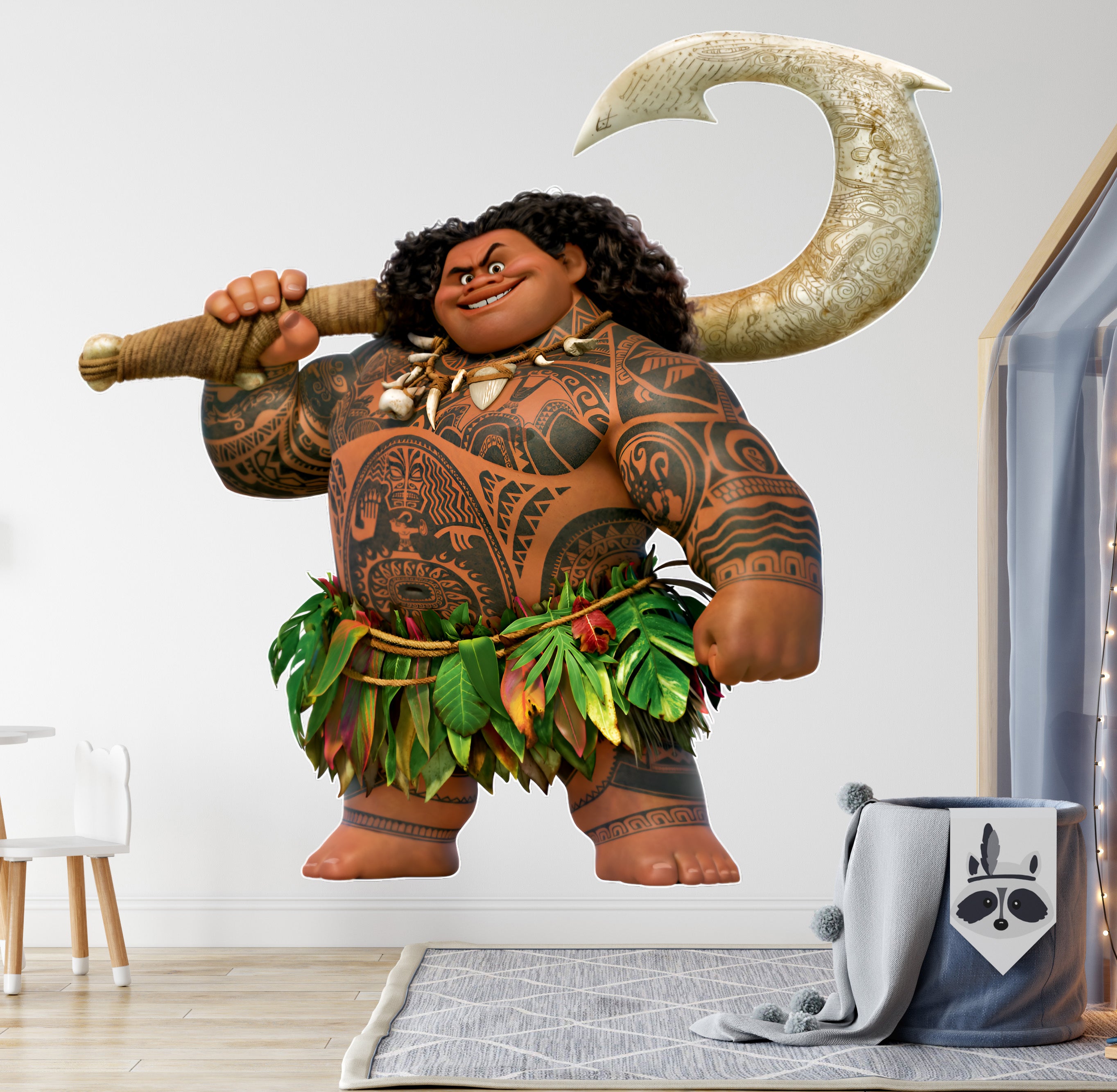 Maui Moana 2 Disney Princess Wall Decal Sticker Kids Room Art Mural DSP31