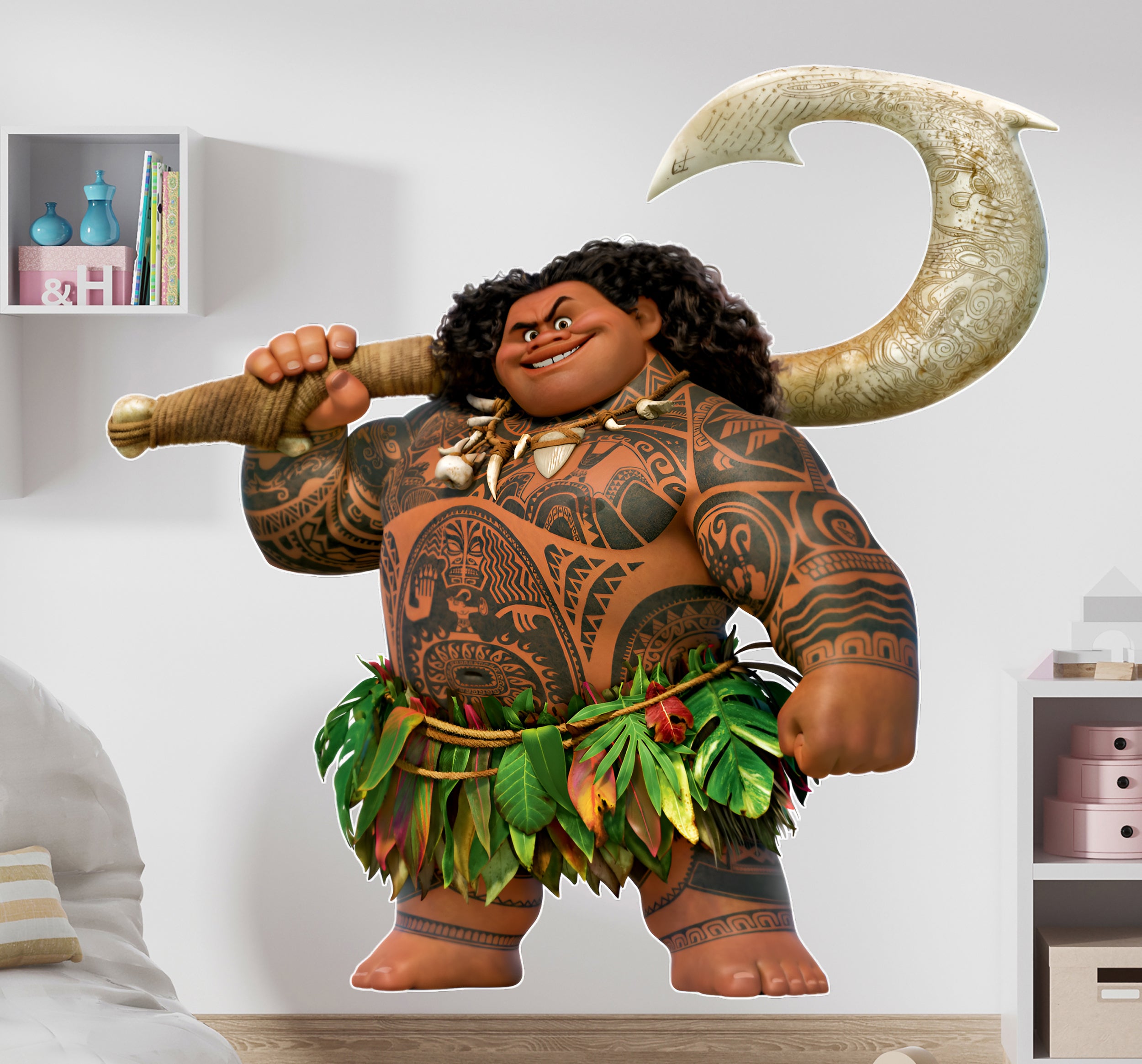Maui Moana 2 Disney Princess Wall Decal Sticker Kids Room Art Mural DSP31