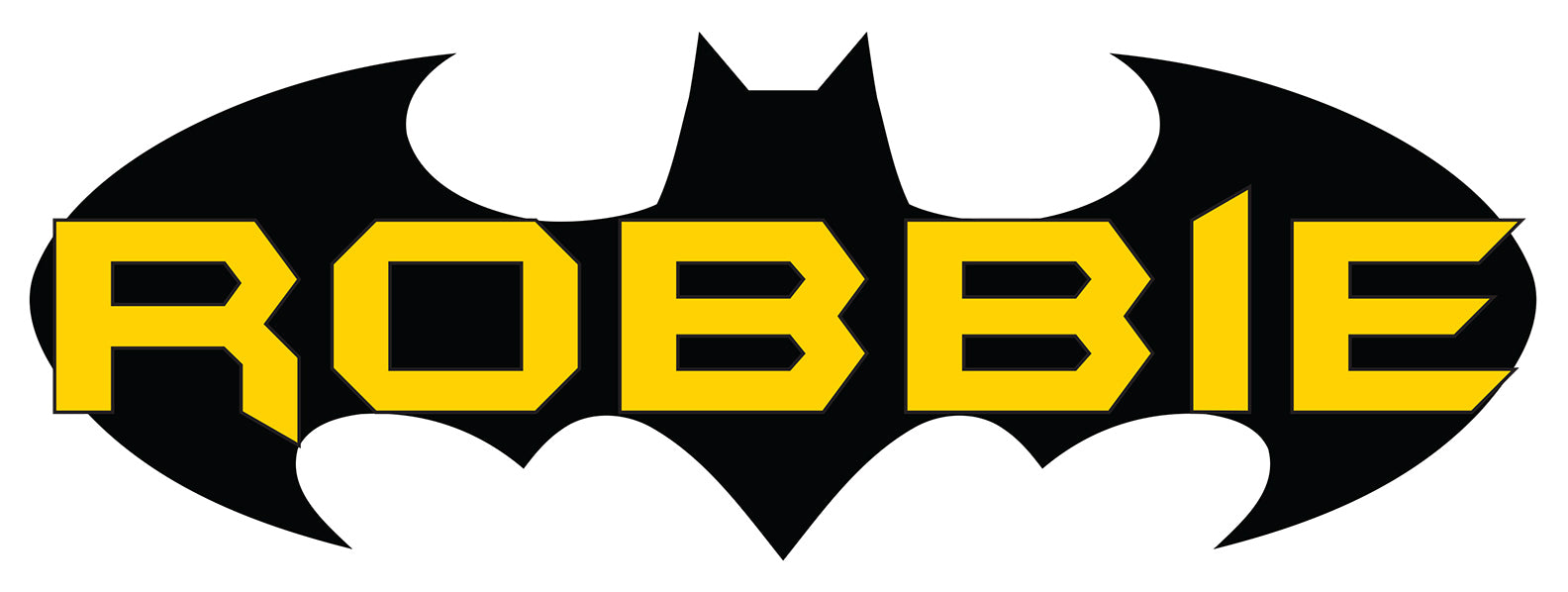 Batman Logo Personalized Custom Name Wall Sticker Decal