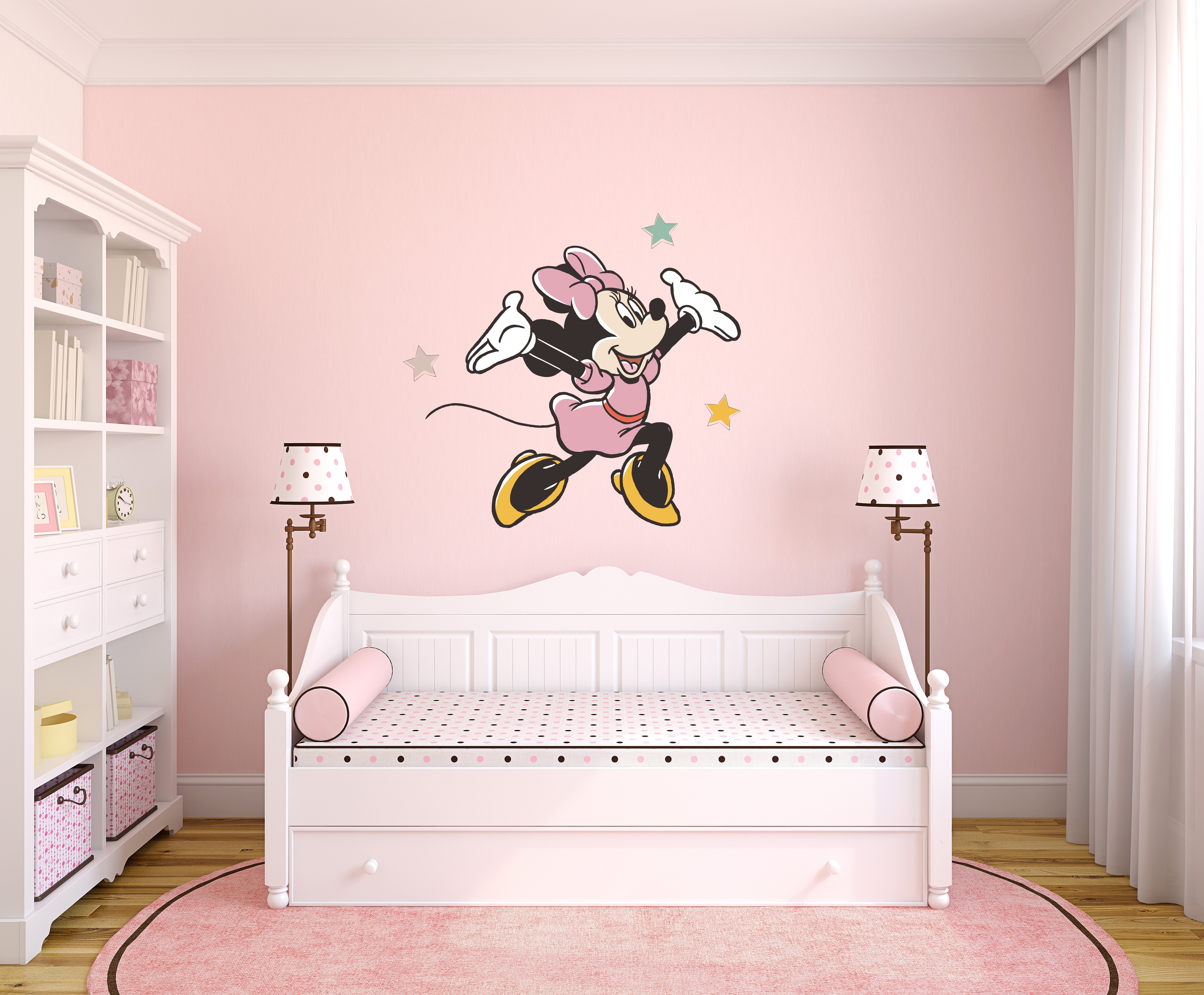 Minnie Mouse KIND 3D Wall Sticker Decal Home Decor Wall Art