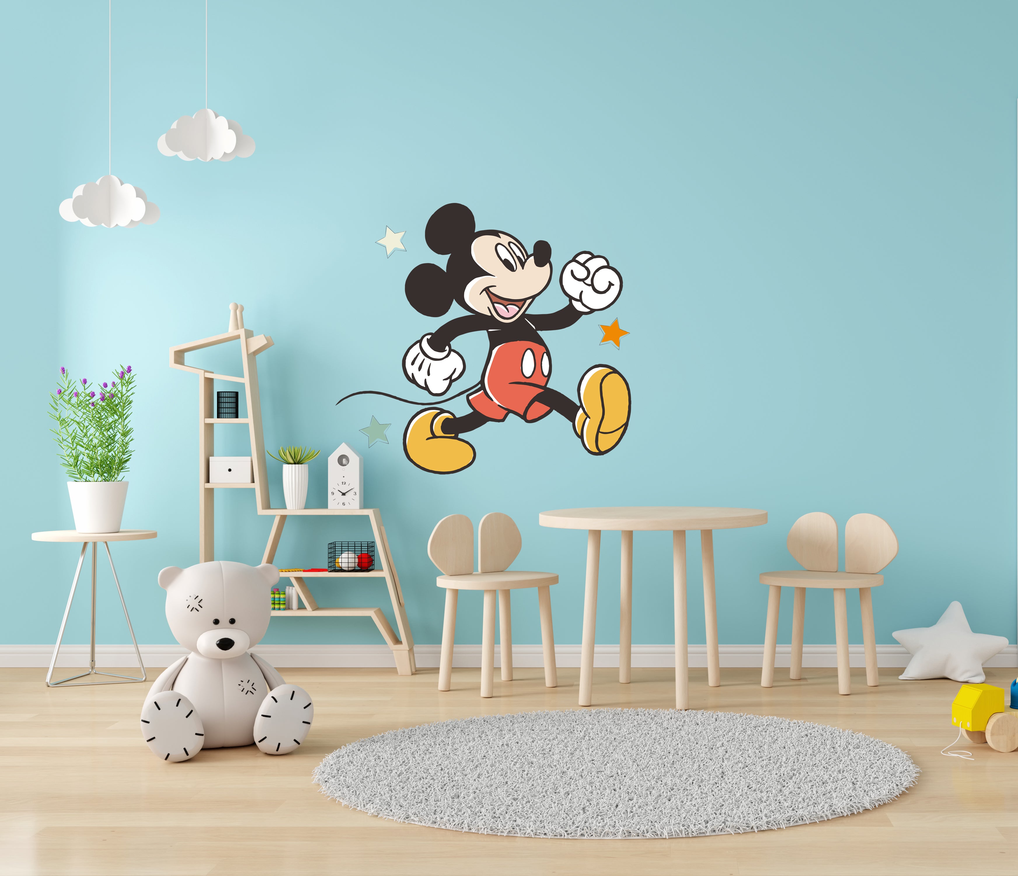 Mickey Mouse 3D Wall Sticker Decal Home Decor Wall Art