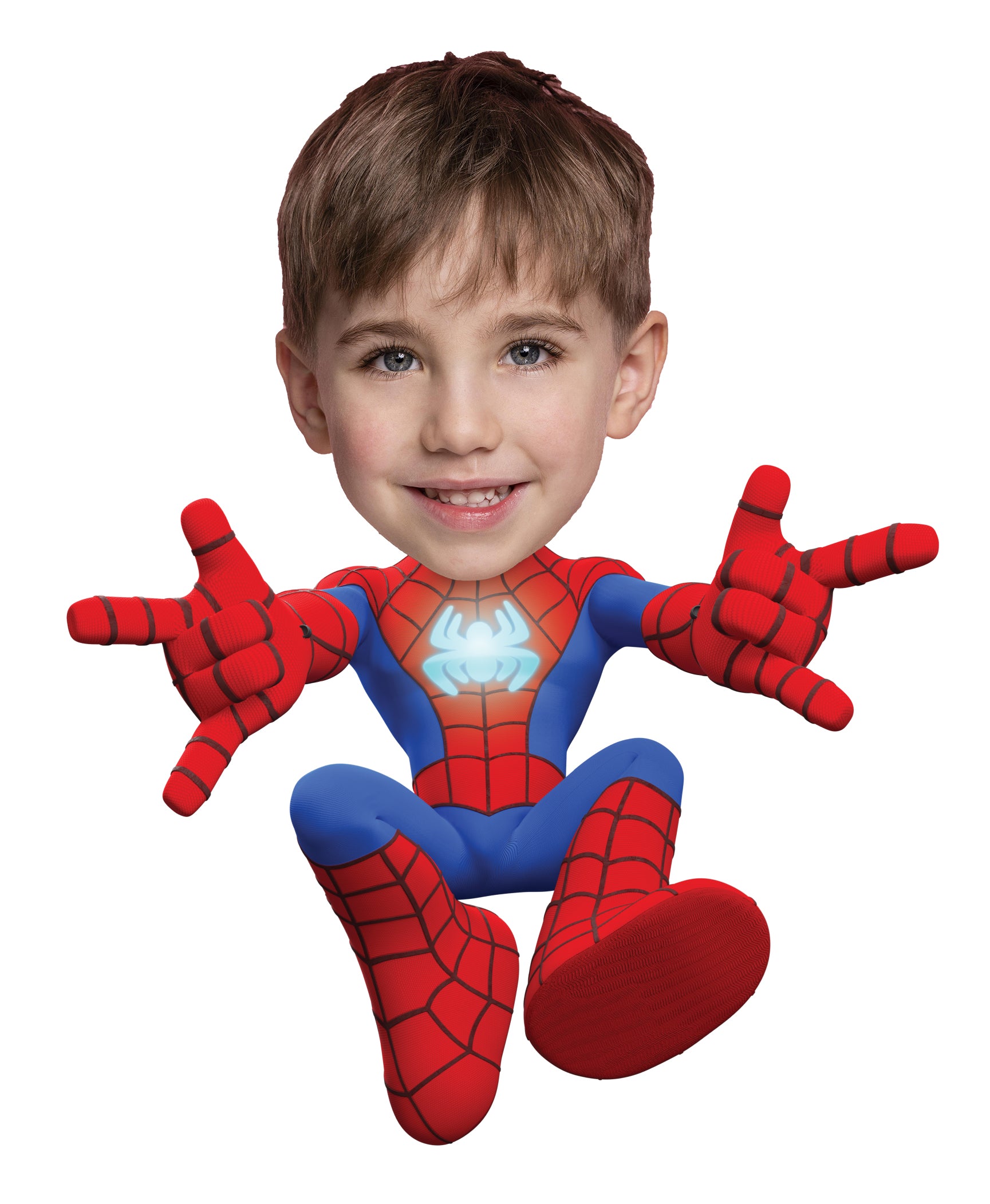 Personalized FACE Spidey And His Amazing Friends 3D Wall Sticker Decal Art SP34