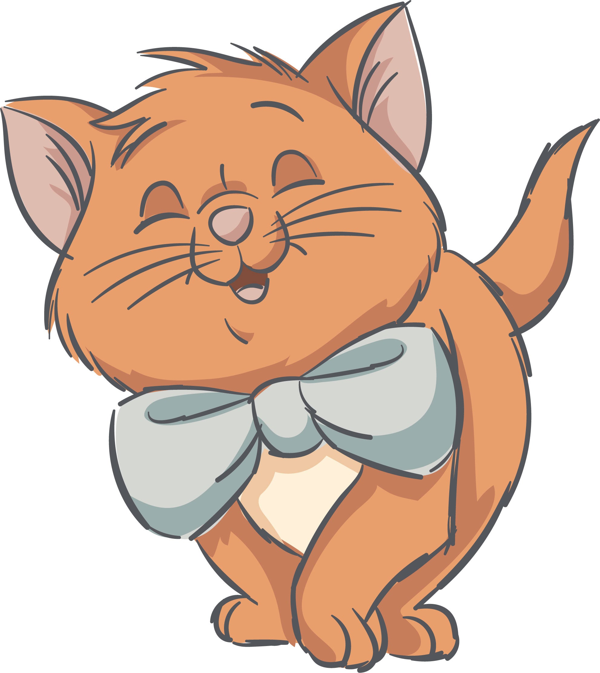 Aristocats Toulouse Disney Cats Wall Decal Wall Sticker Kids Room Wall Art ARC08