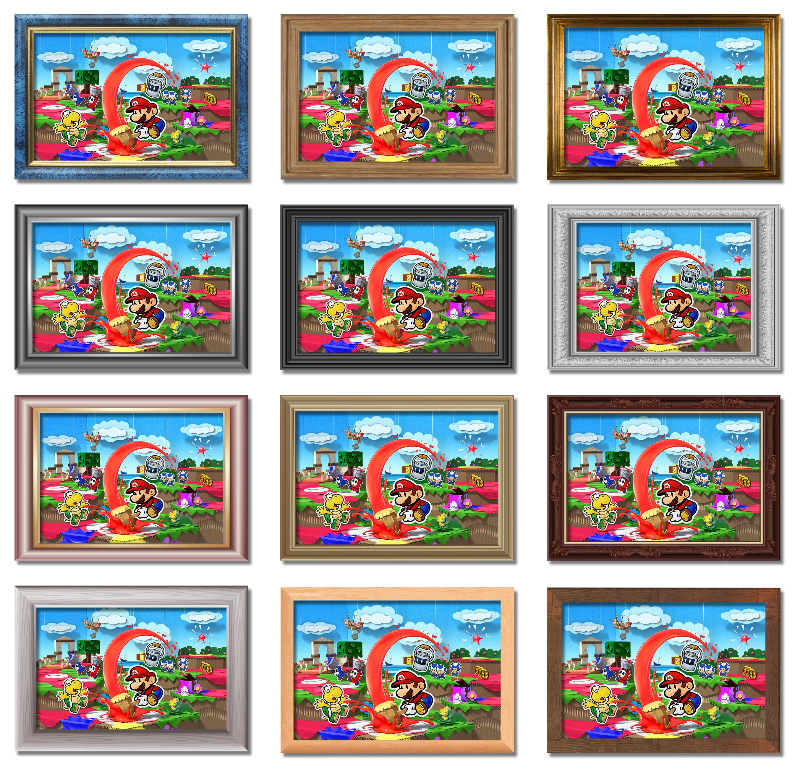 Super Mario Bros Decal Wall Sticker Decor Art Mural