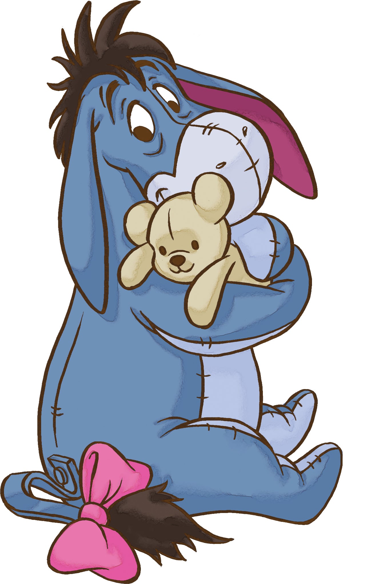 Eeyore Winnie The Pooh 3D Wall Sticker Decal Home Decor Wall Art WTP03