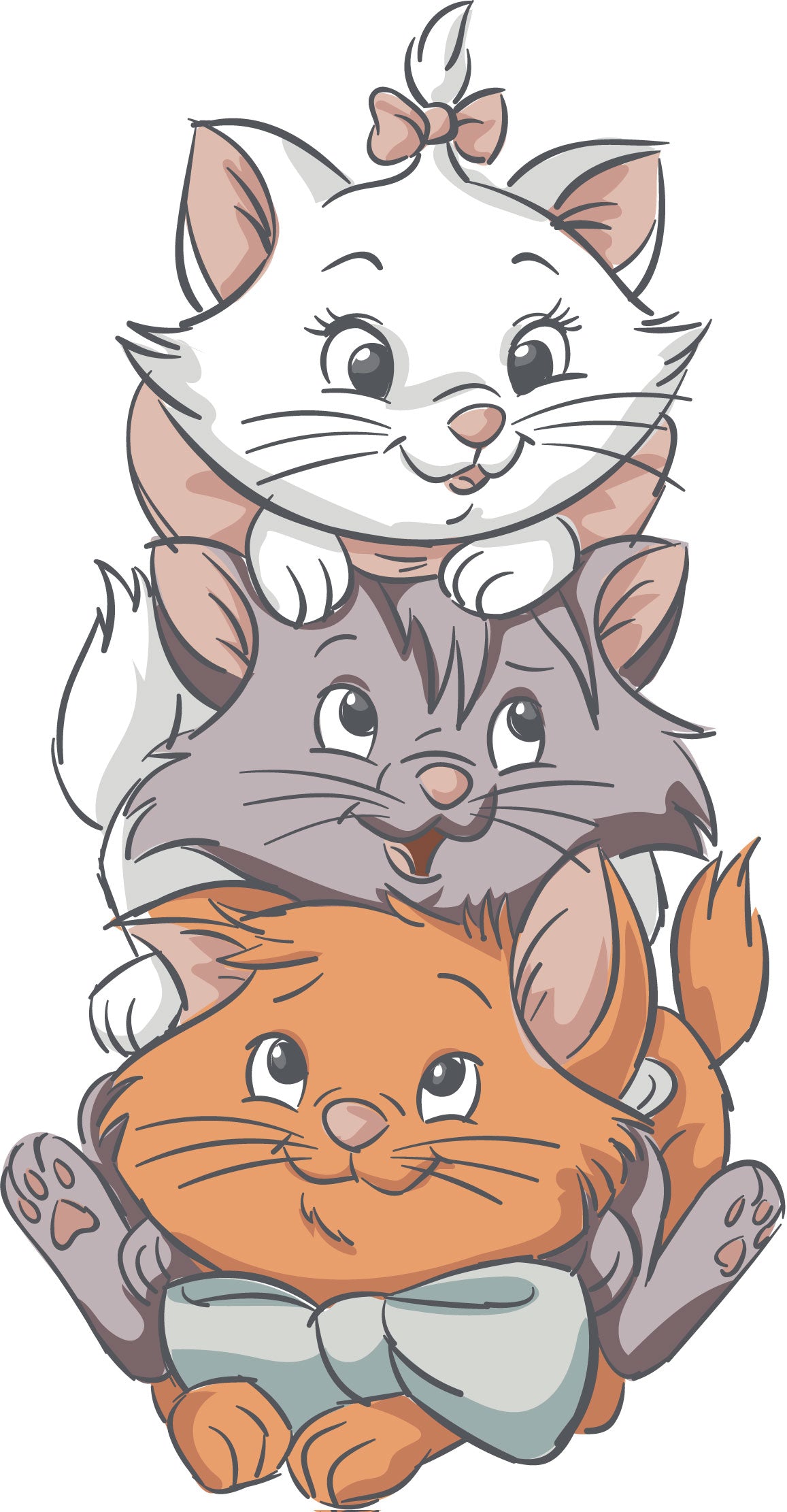 Aristocats Disney Cats Wall Decal Wall Sticker Kids Room Wall Art ARC01