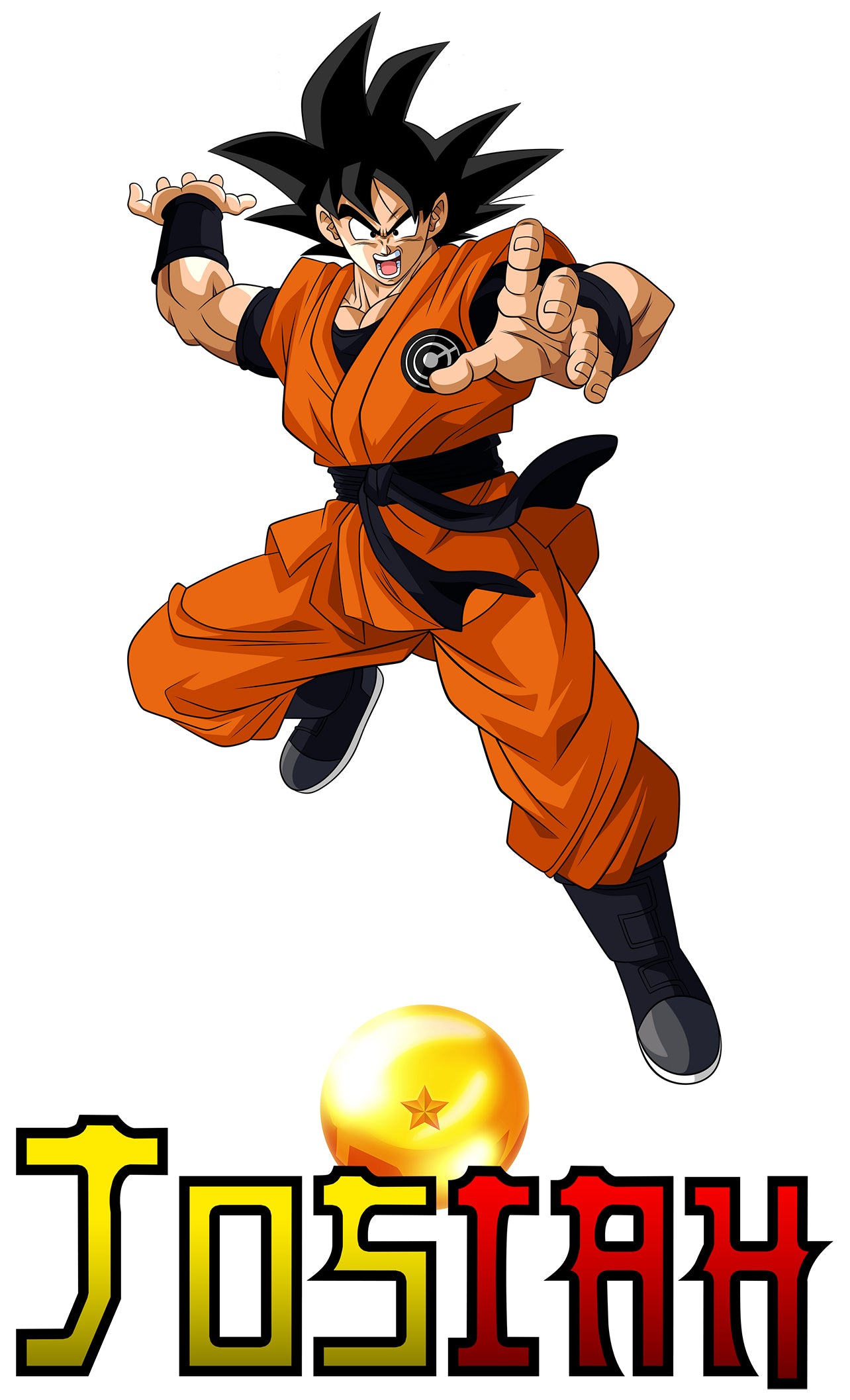 Dragon Ball Z Son Goku Personalized Name Wall Sticker Removable Decal Custom Wall Decor Art GMD25