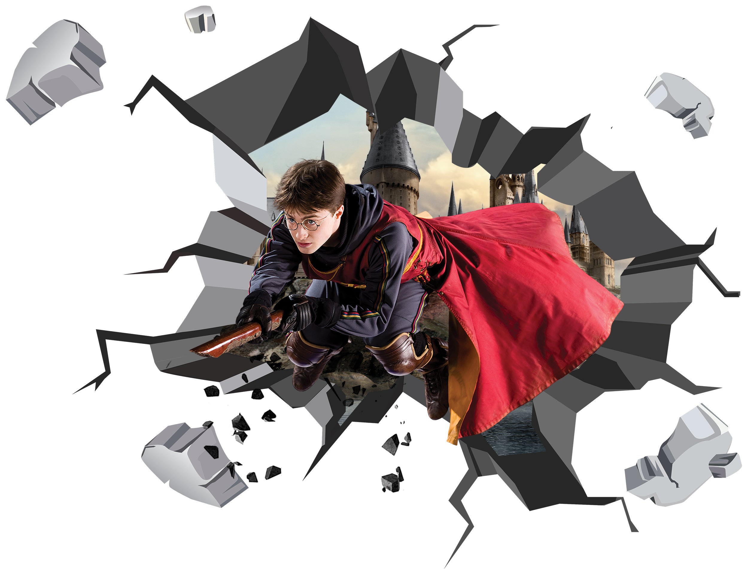 Harry Potter 3D Explosion Effect Wall Sticker Decal