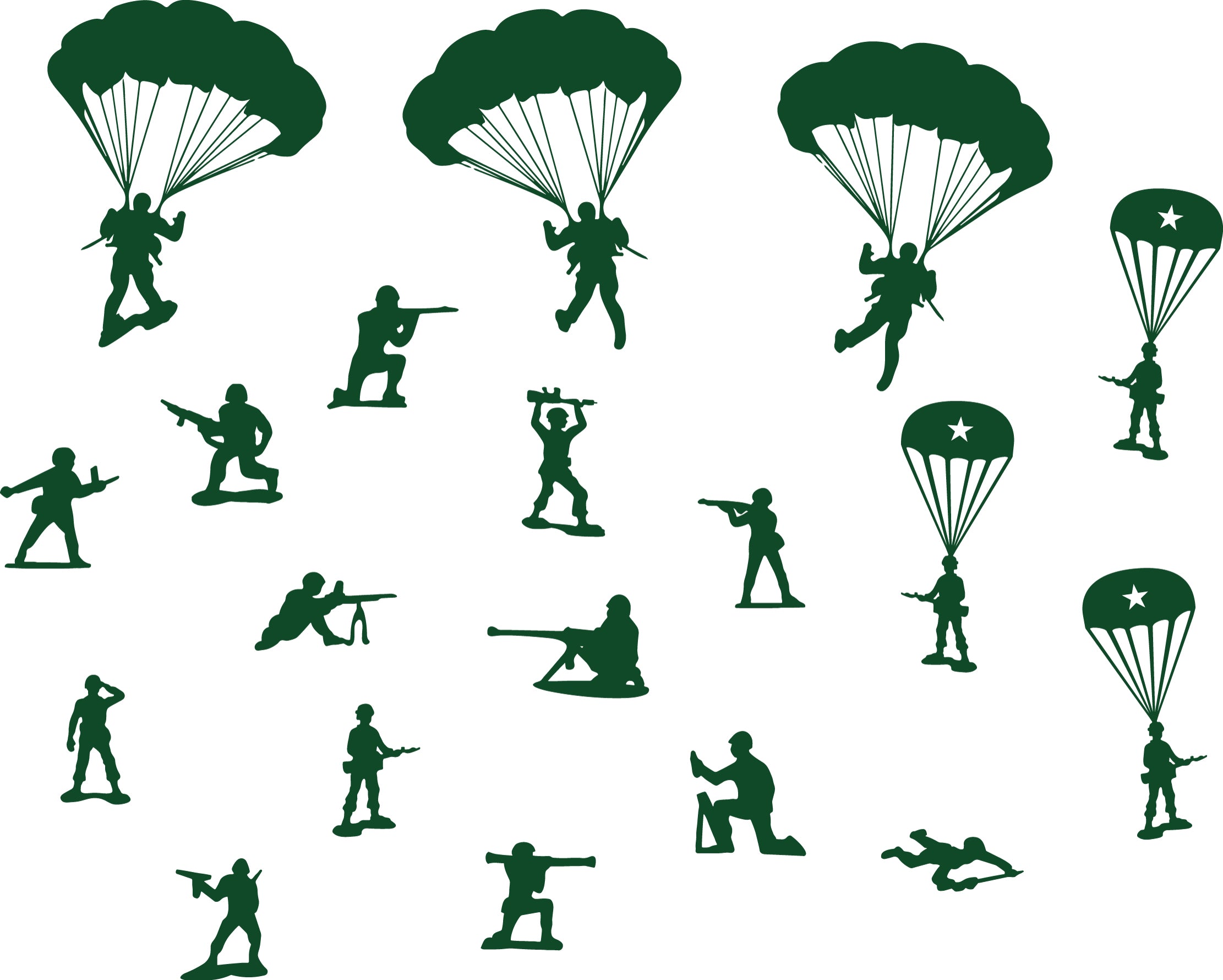 Toy Story Army Men Wall Sticker Decal Kids Decor Art Nursery TYS08
