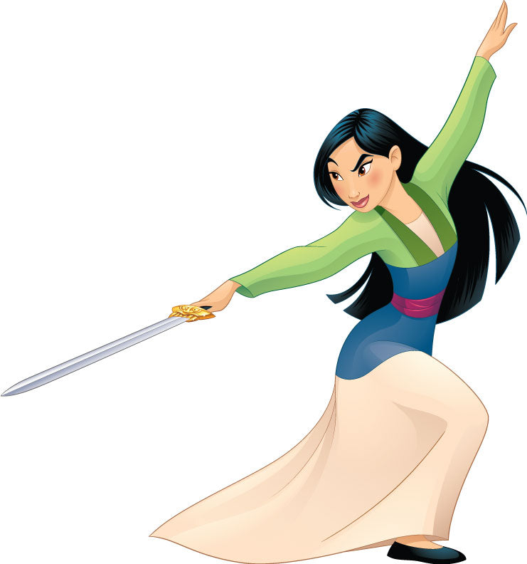 Mulan Disney Princess Wall Decal Sticker Kids Room Art Mural DSP33