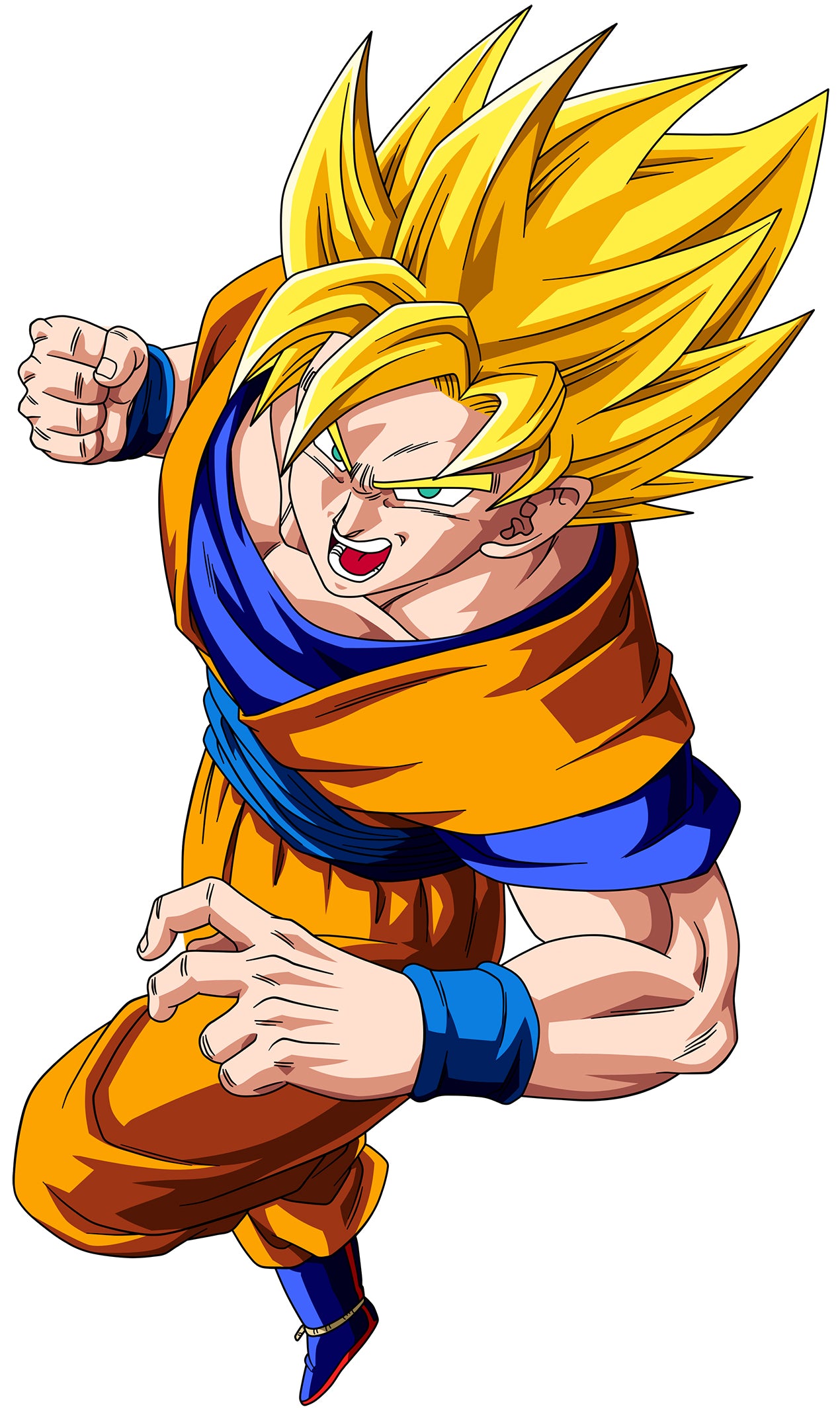 Son Goku SSJ Dragon Ball Z Wall Decal Removable Sticker Kids Room Wall Art Mural GMD45