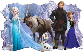 Frozen 3D Iceberg Wall Illusion Decal Wall Sticker